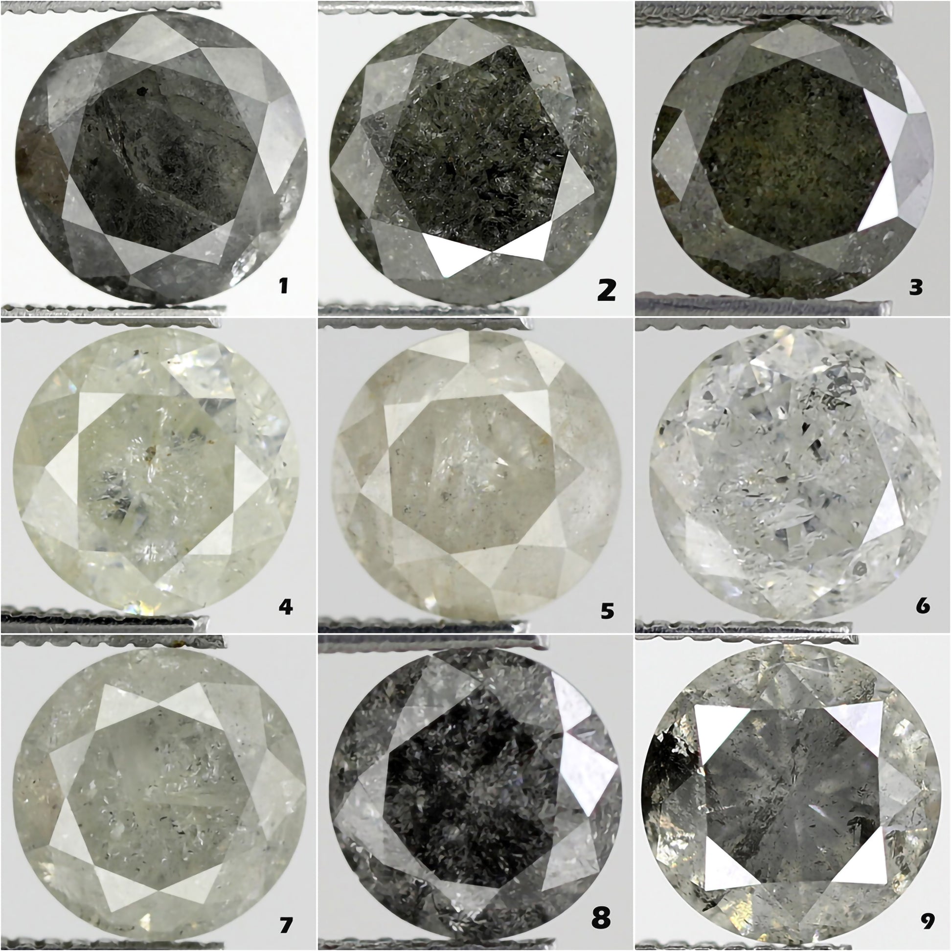 galaxy diamond engagement ring