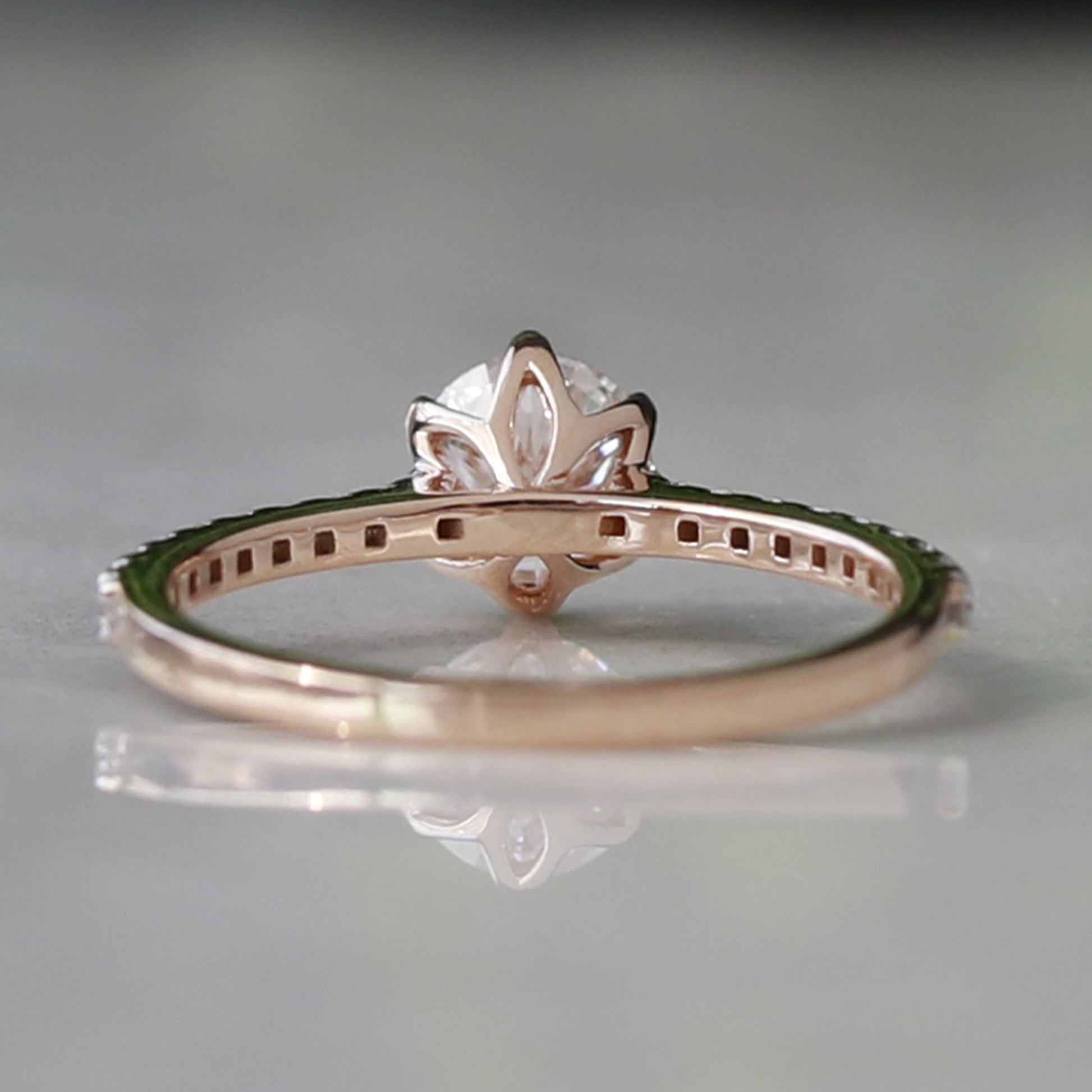 six prong solitaire engagement ring
