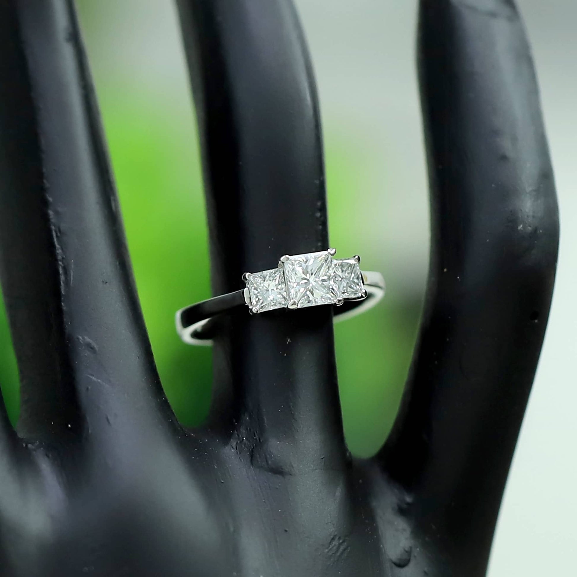 three stone ring