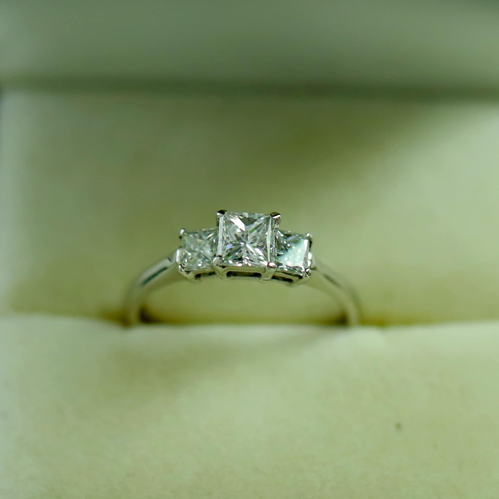 three stone ring