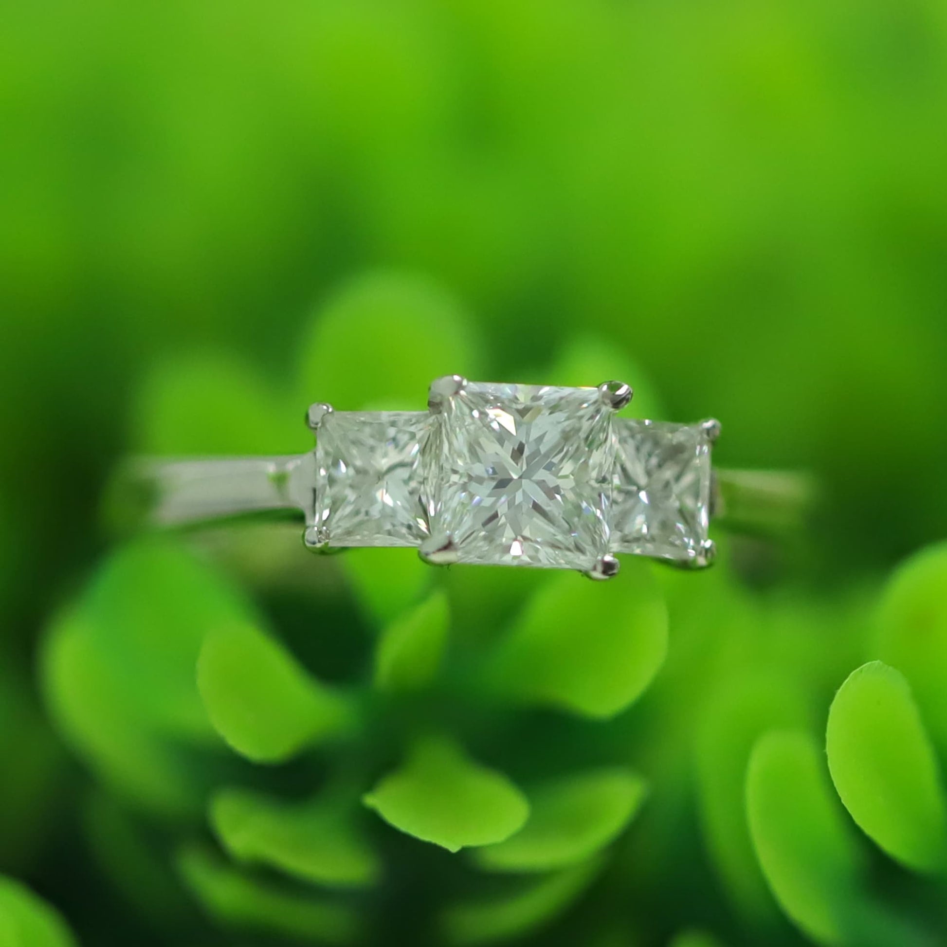 three stone ring