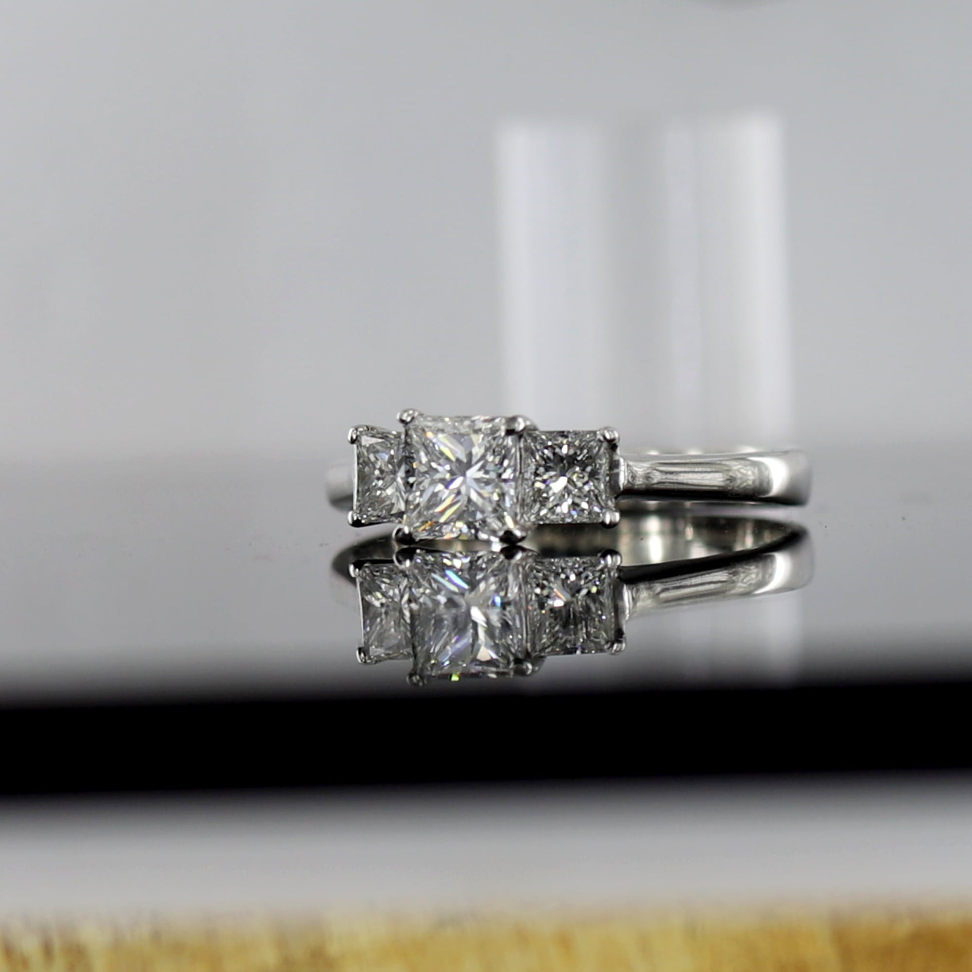 three stone ring