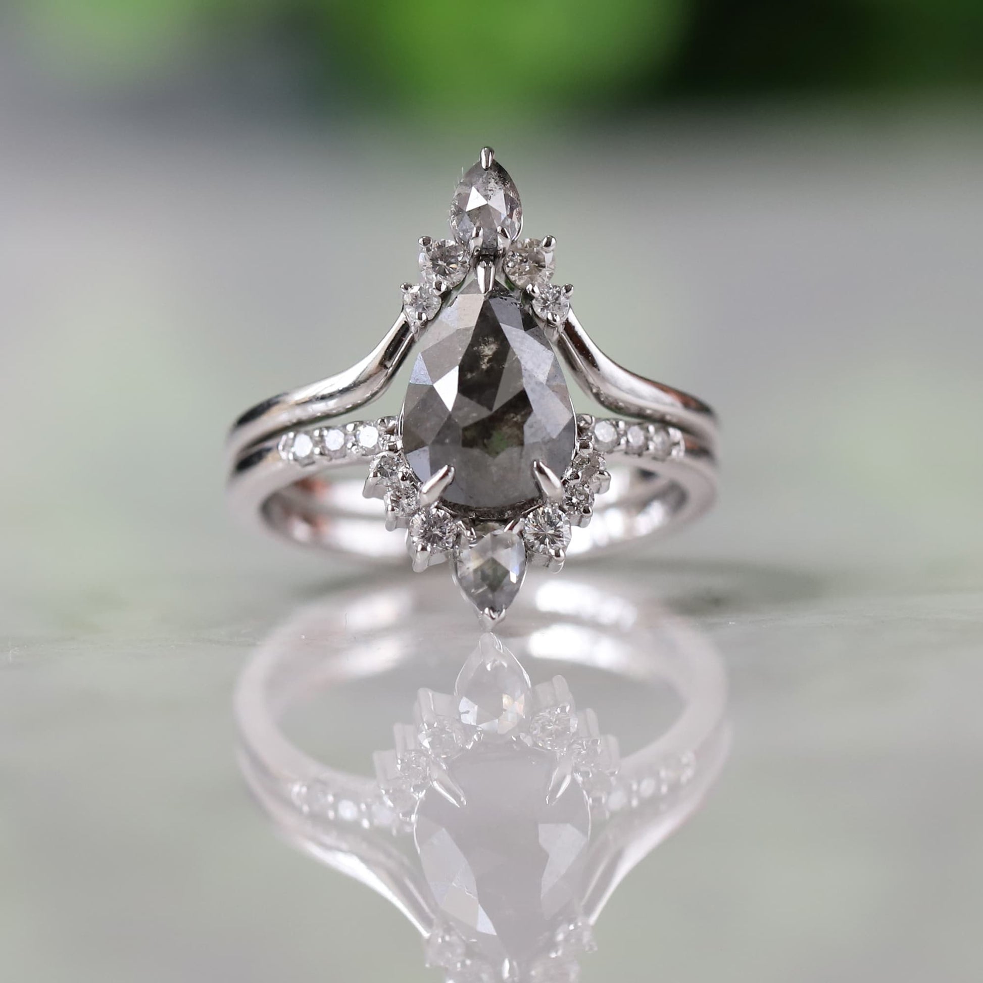 Pepper Diamond Ring