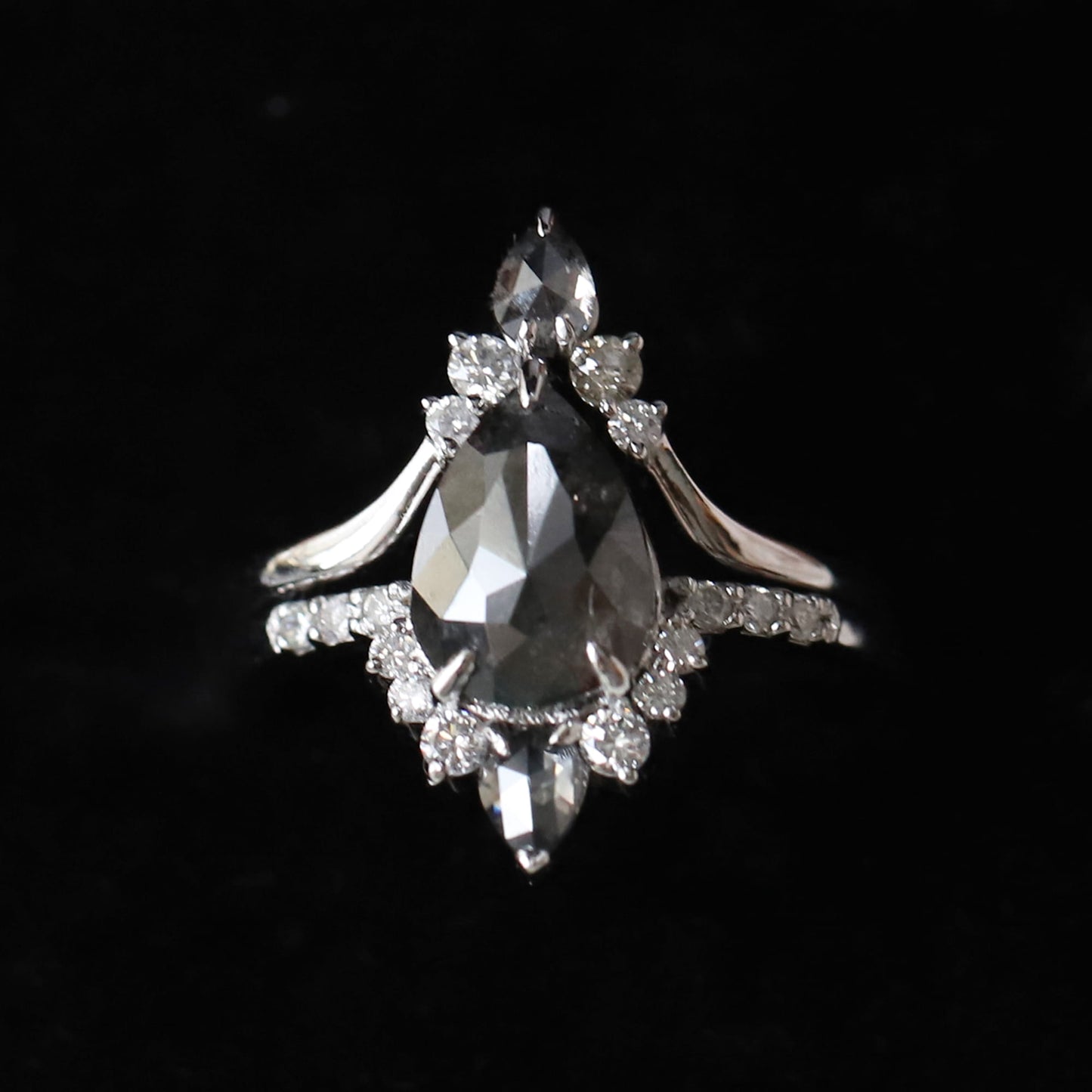 Pepper Diamond Ring