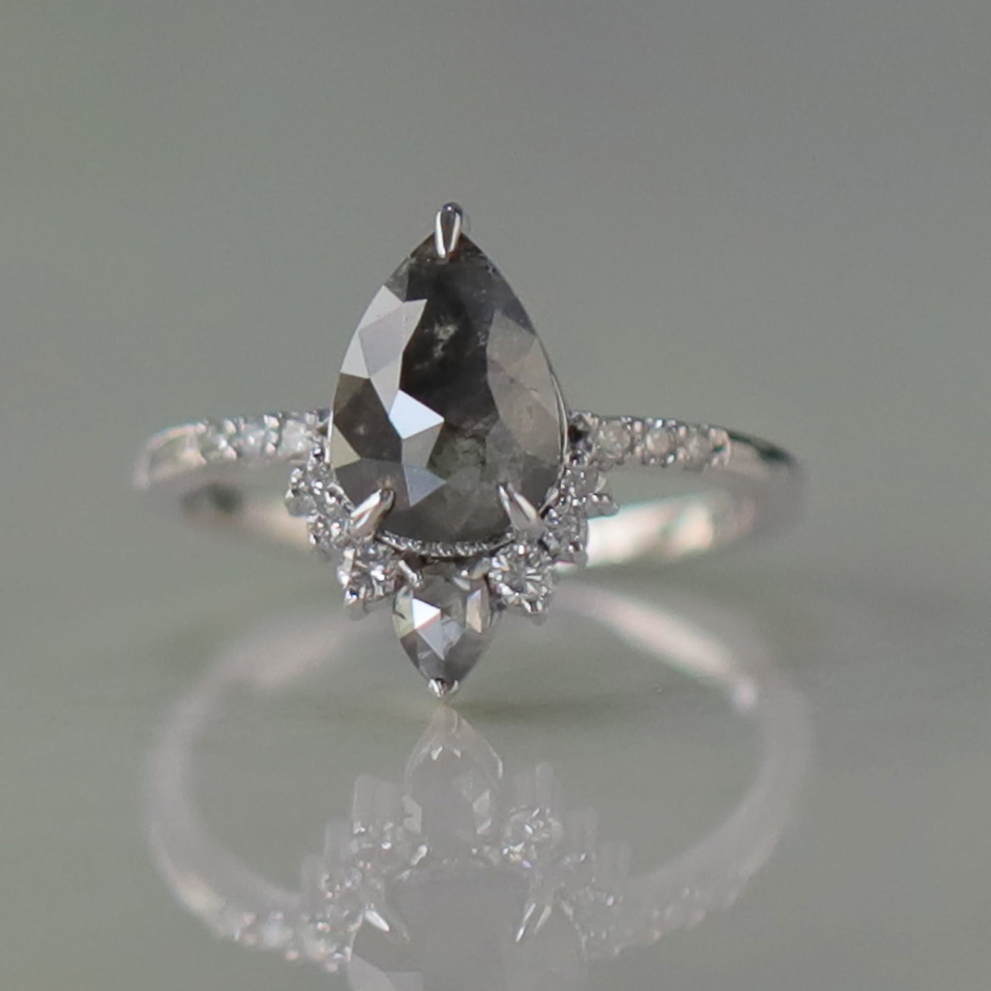 Pepper Diamond Ring