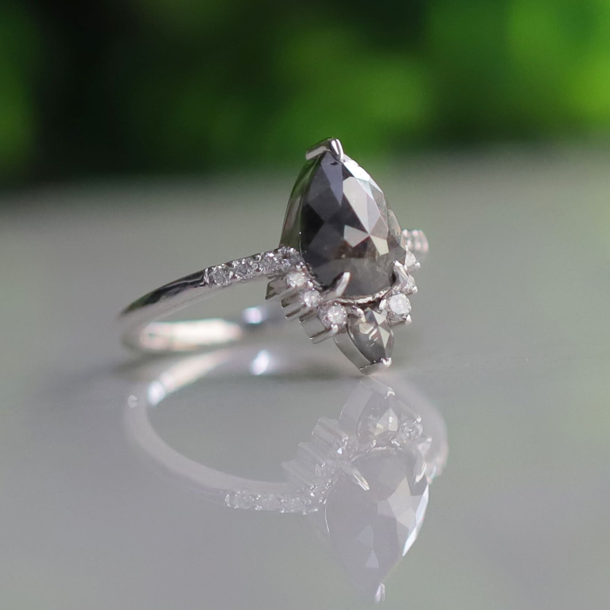 Pepper Diamond Ring