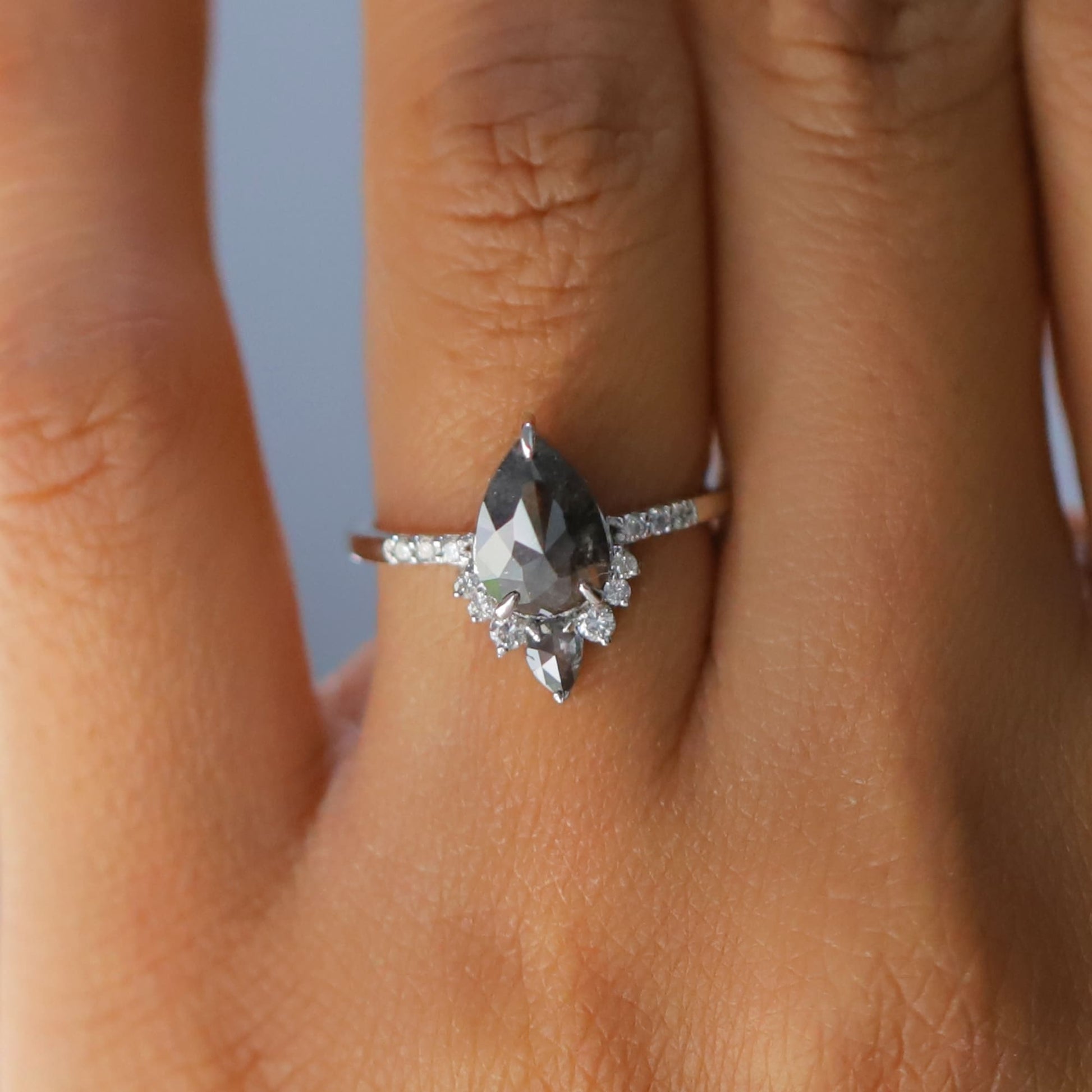Pepper Diamond Ring