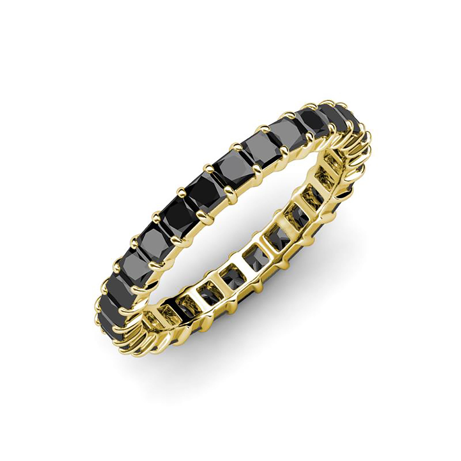 Black Diamond Engagement Band