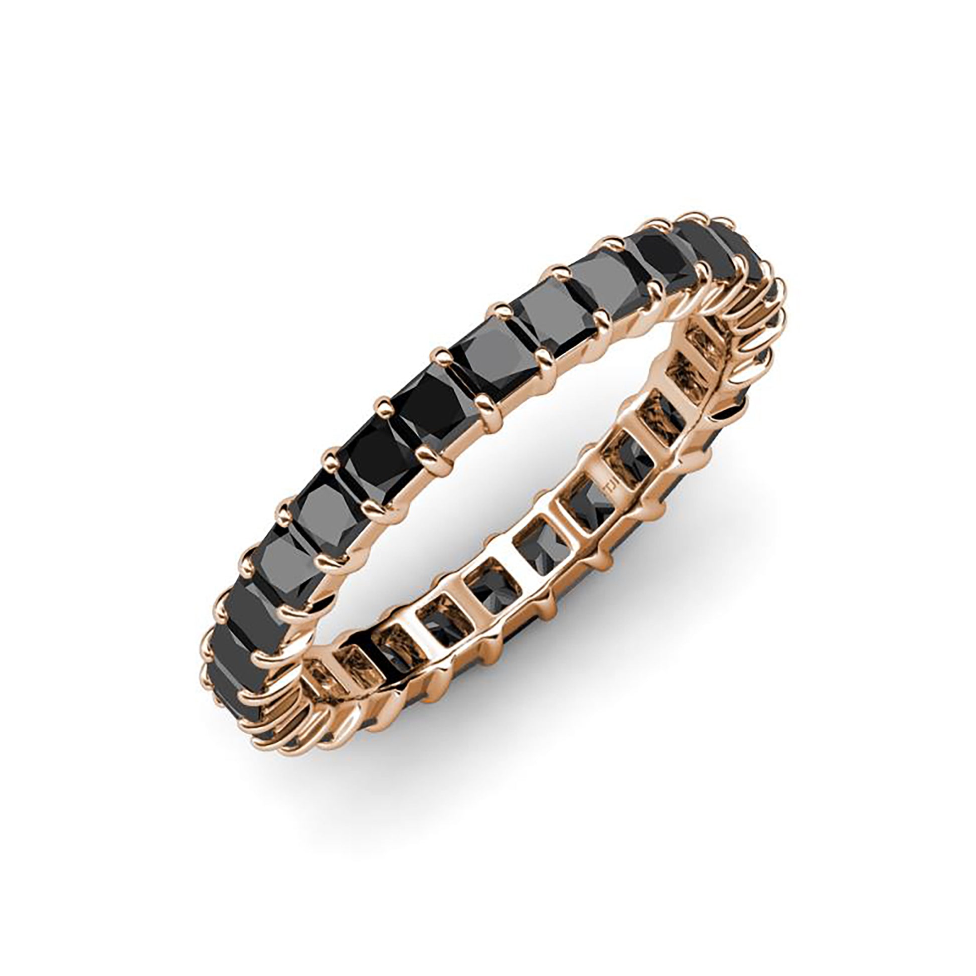 Black Diamond Engagement Band