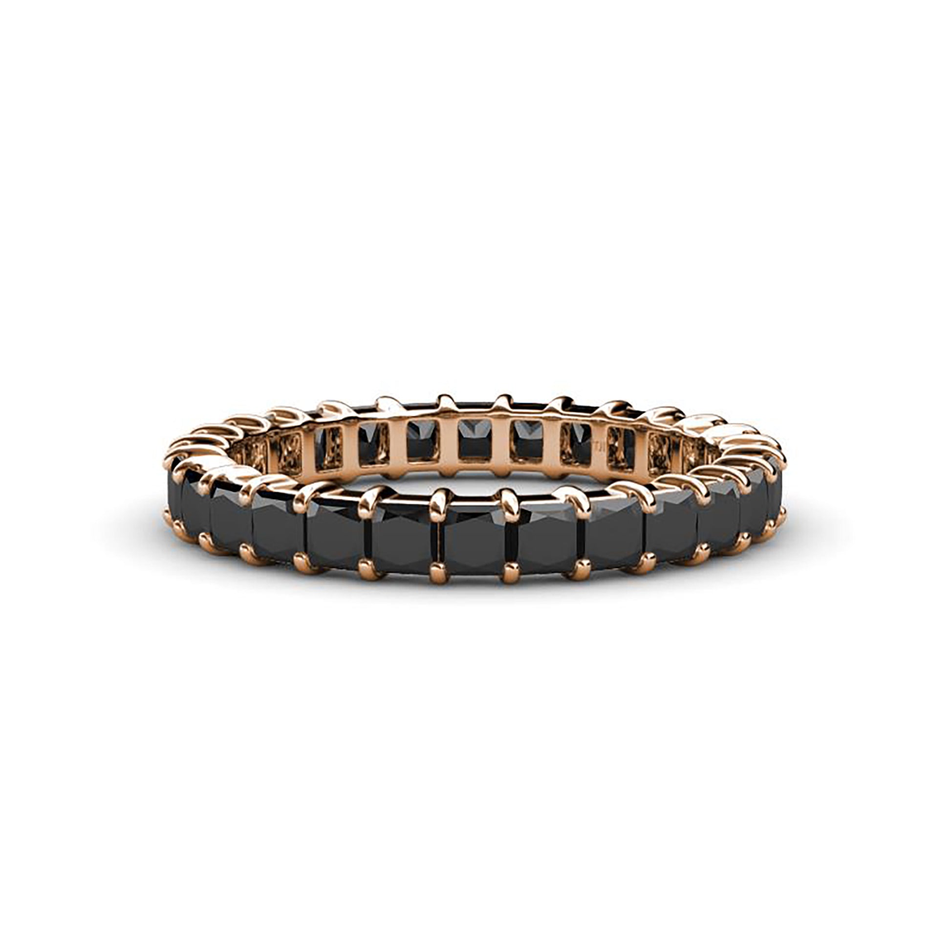Black Diamond Engagement Band