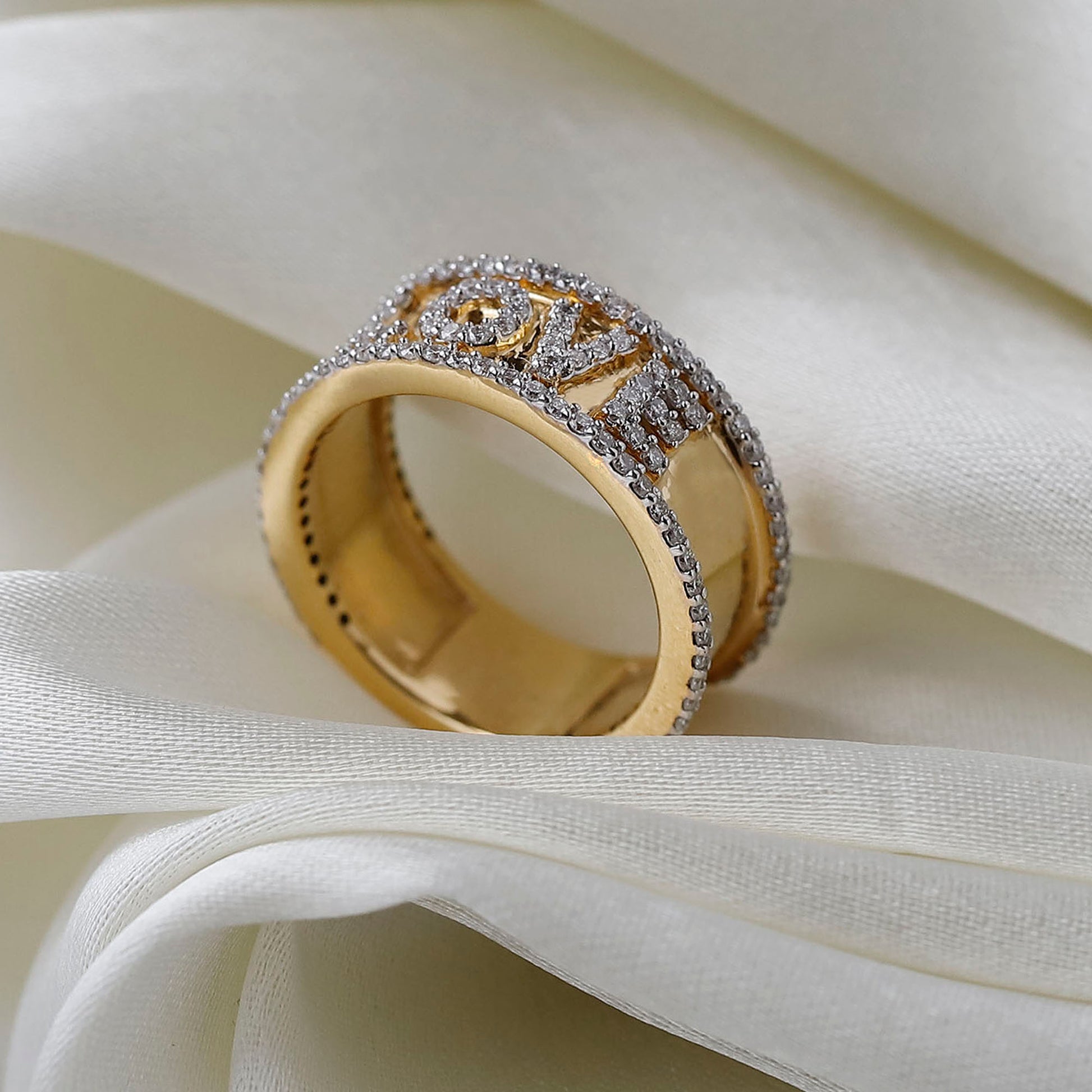 14k love ring