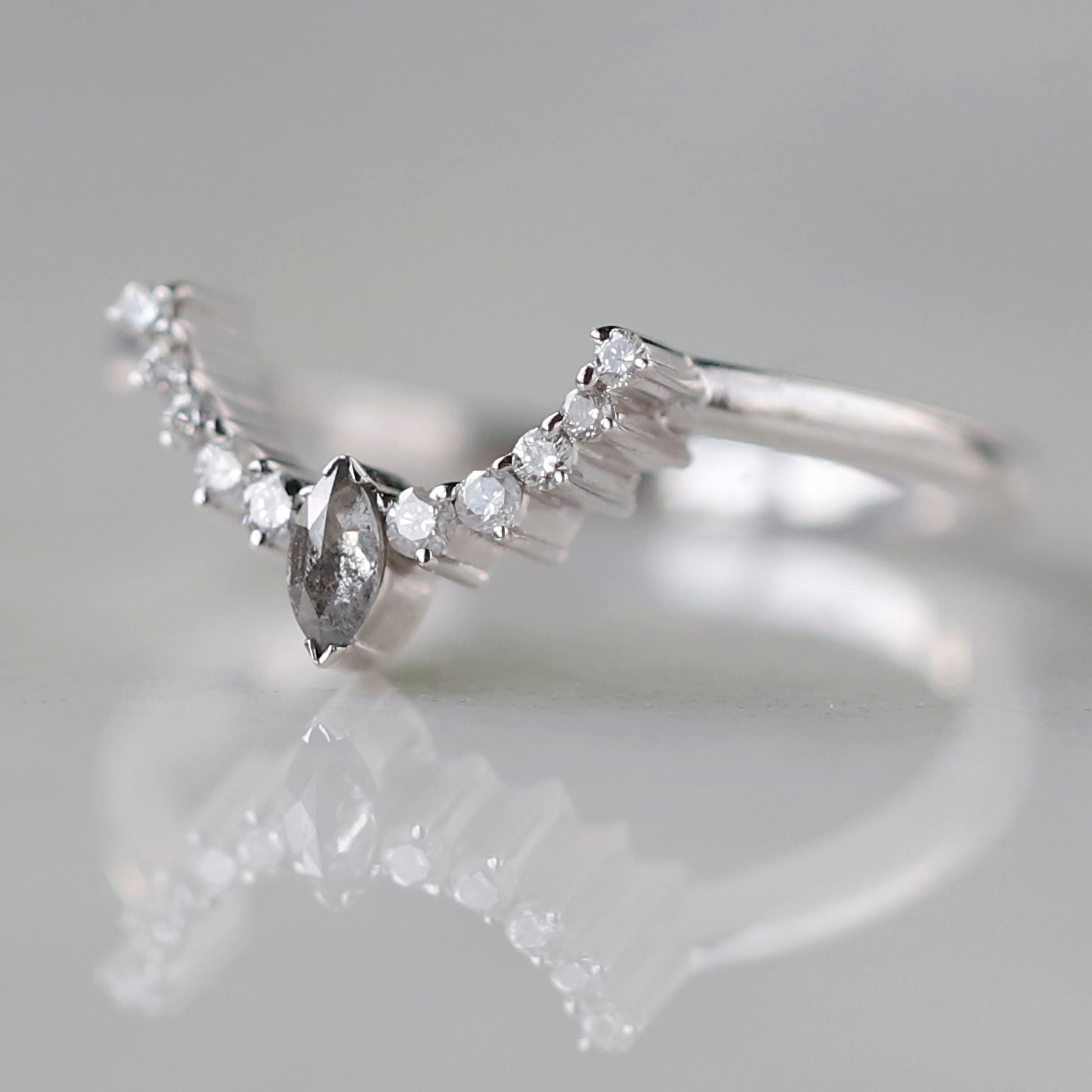 Wedding Band For Pear Shaped Ring