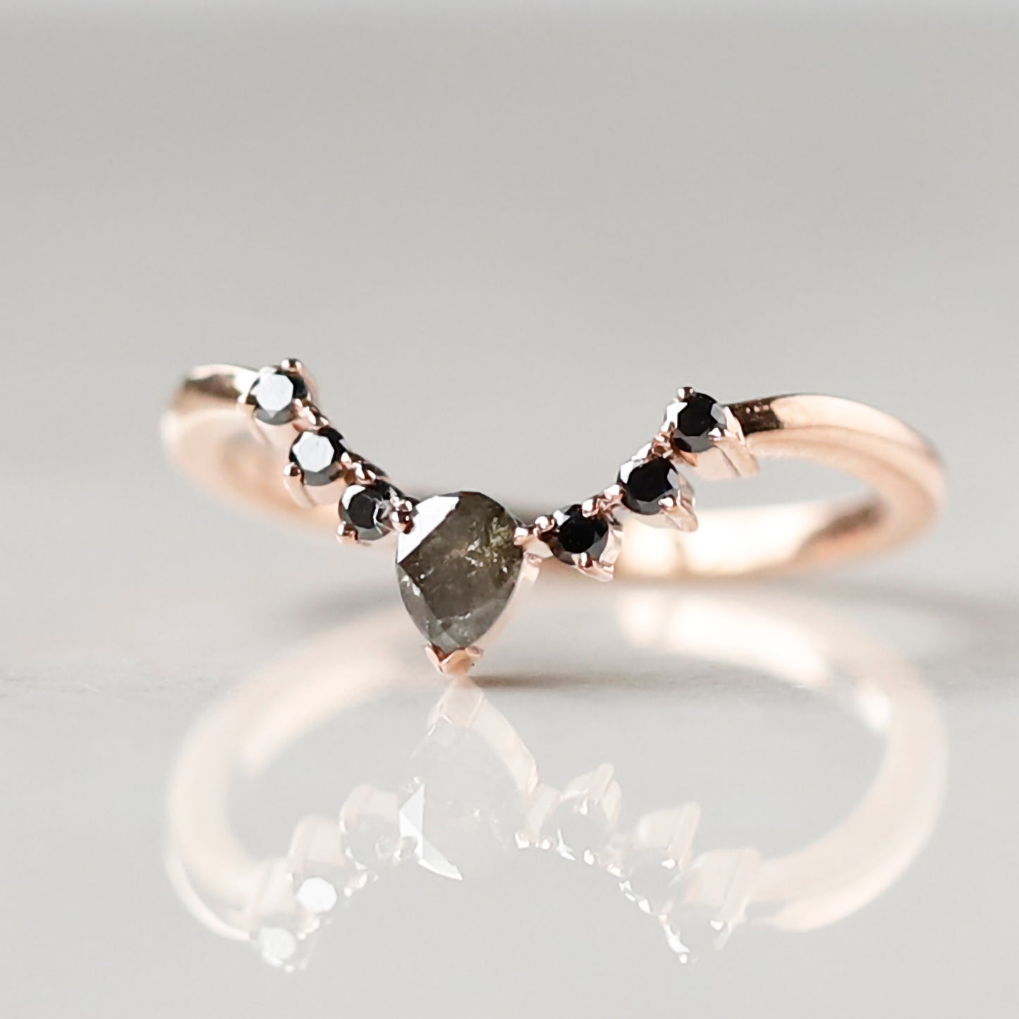 black diamond wedding band for her