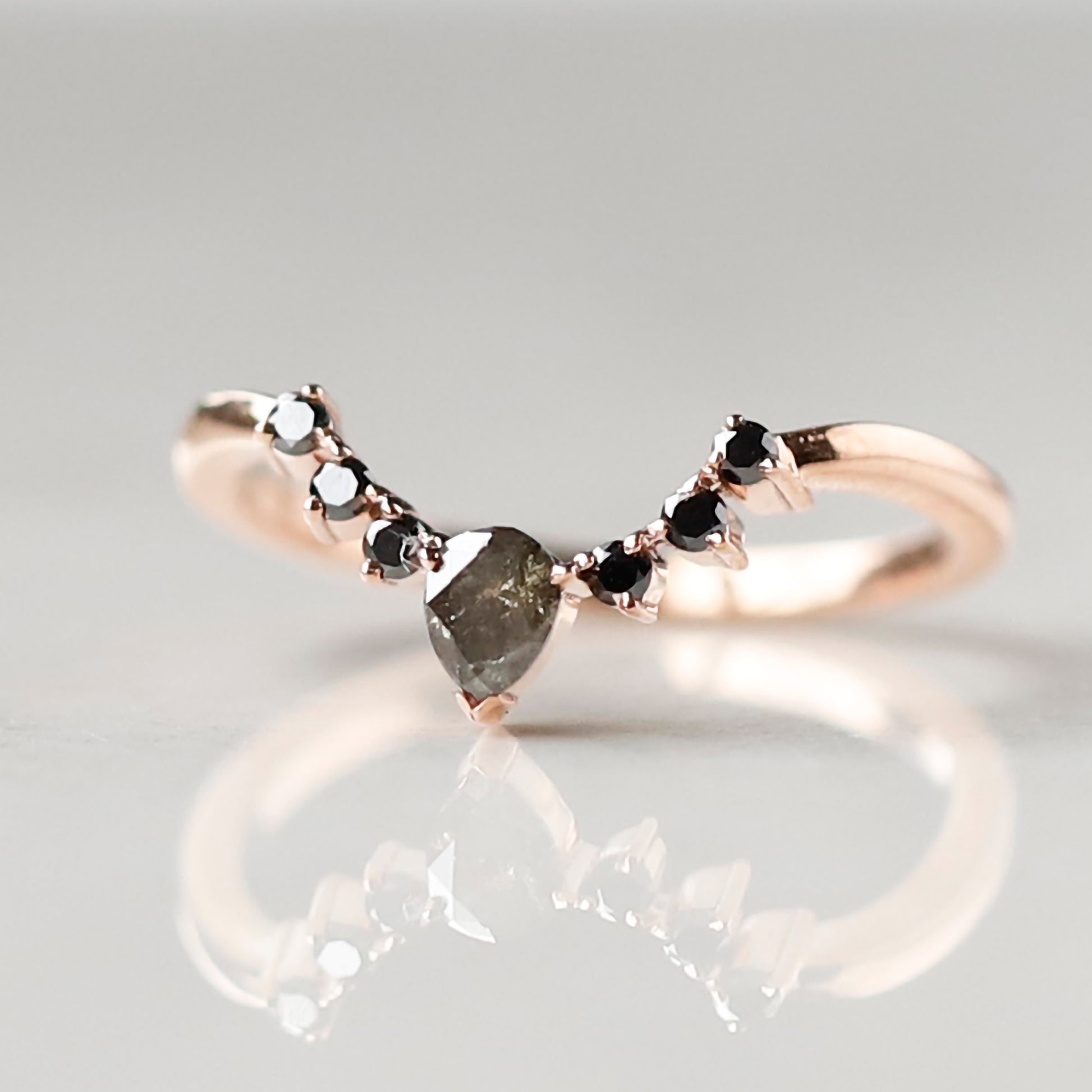 black diamond wedding band for her