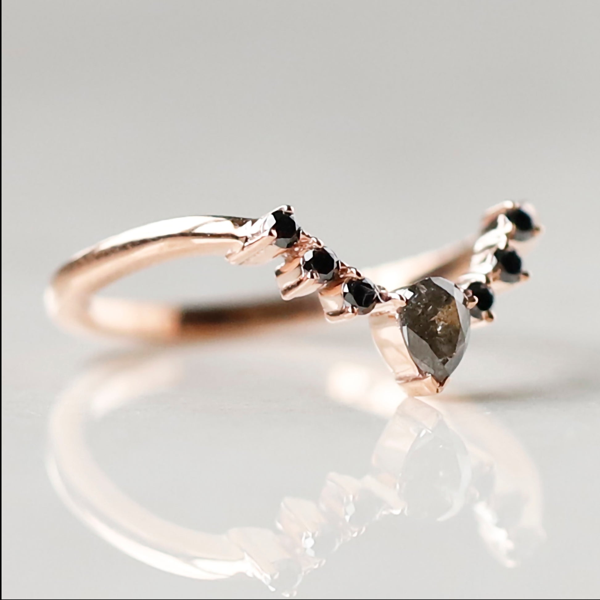 black diamond wedding band for her