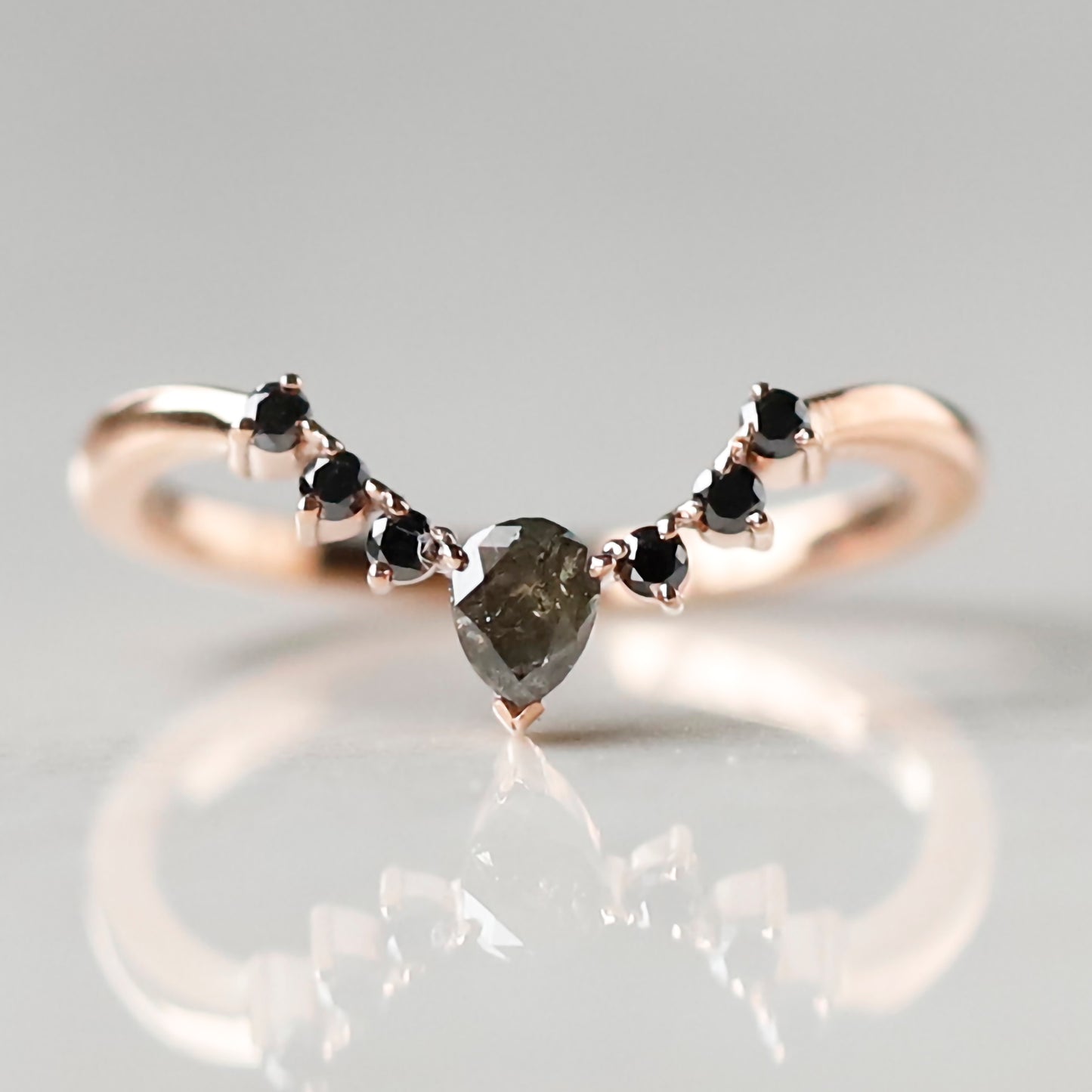 black diamond wedding band for her