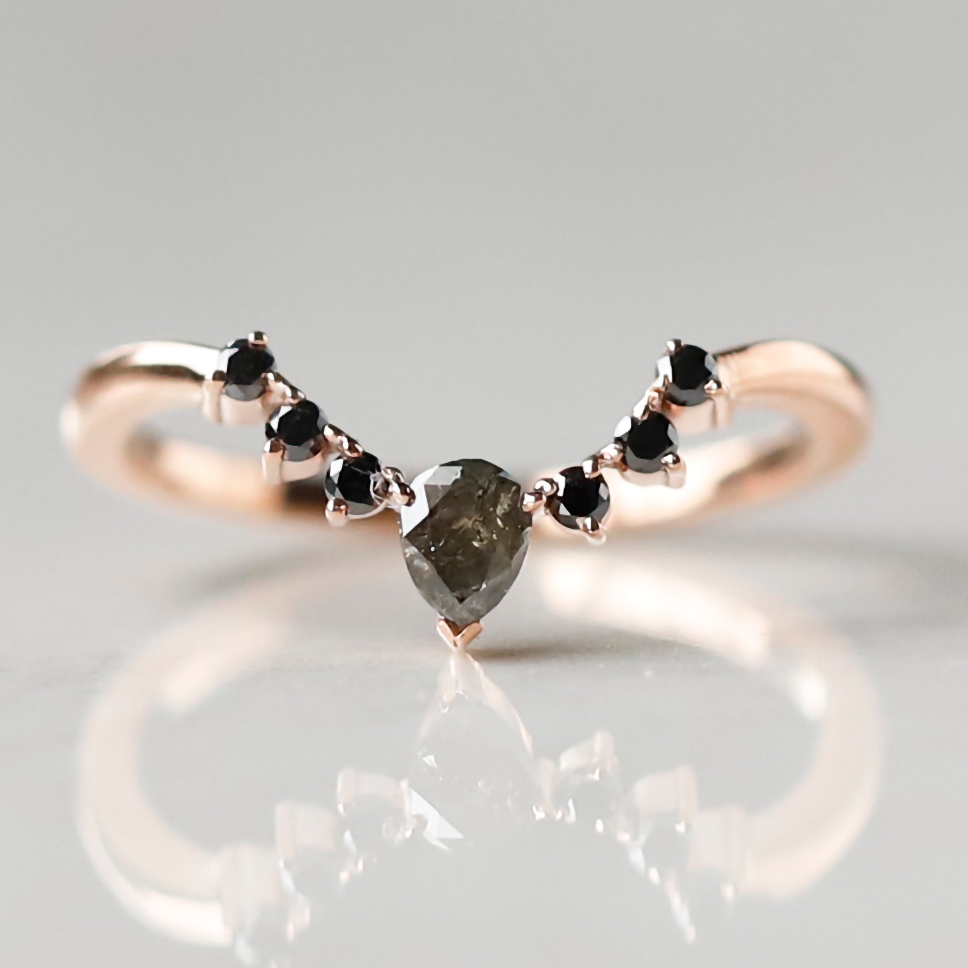 black diamond wedding band for her