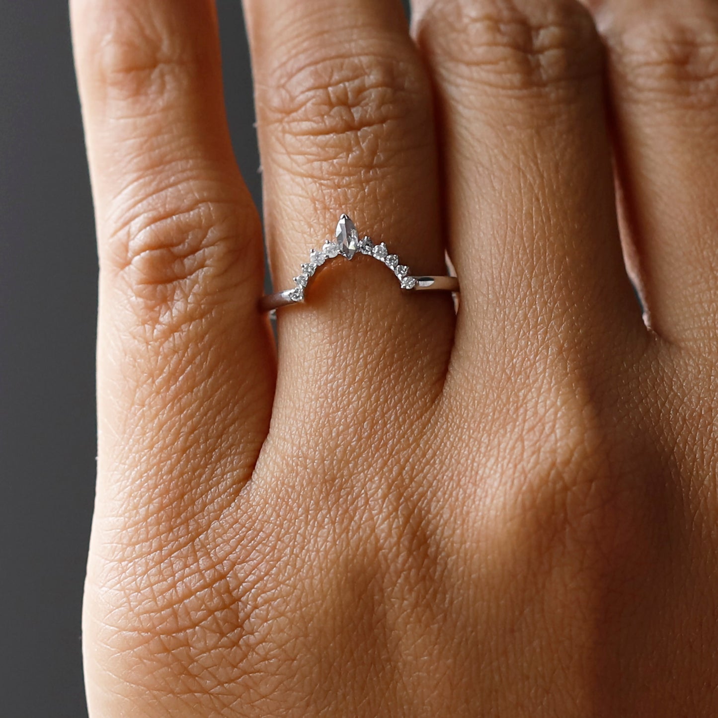 Wedding Band For Pear Shaped Ring