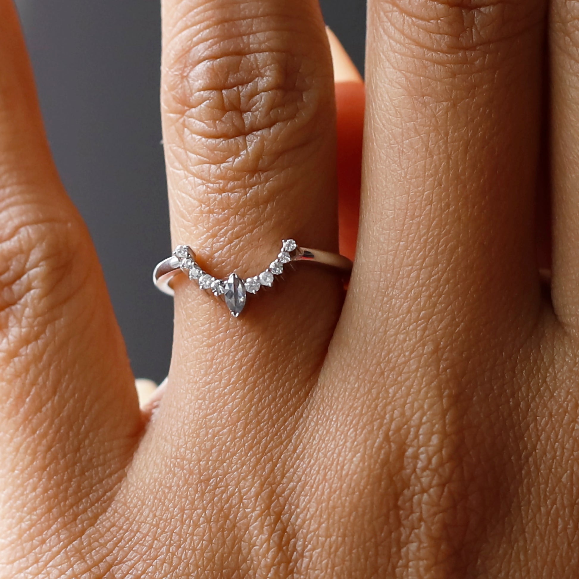 Wedding Band For Pear Shaped Ring