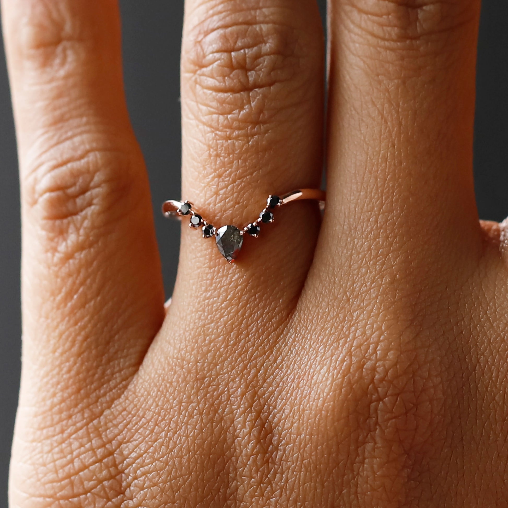 black diamond wedding band for her