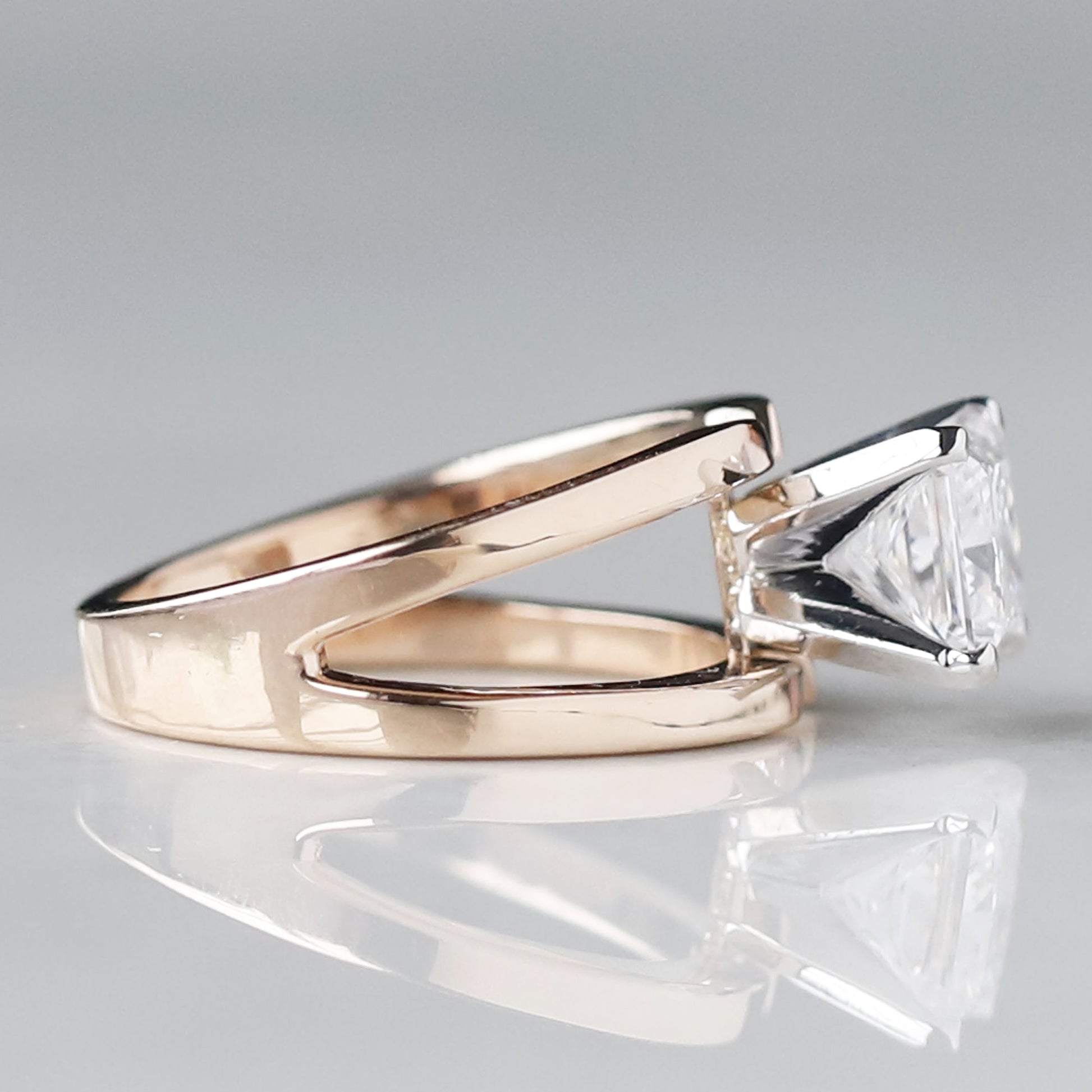 mens princess cut diamond wedding bands