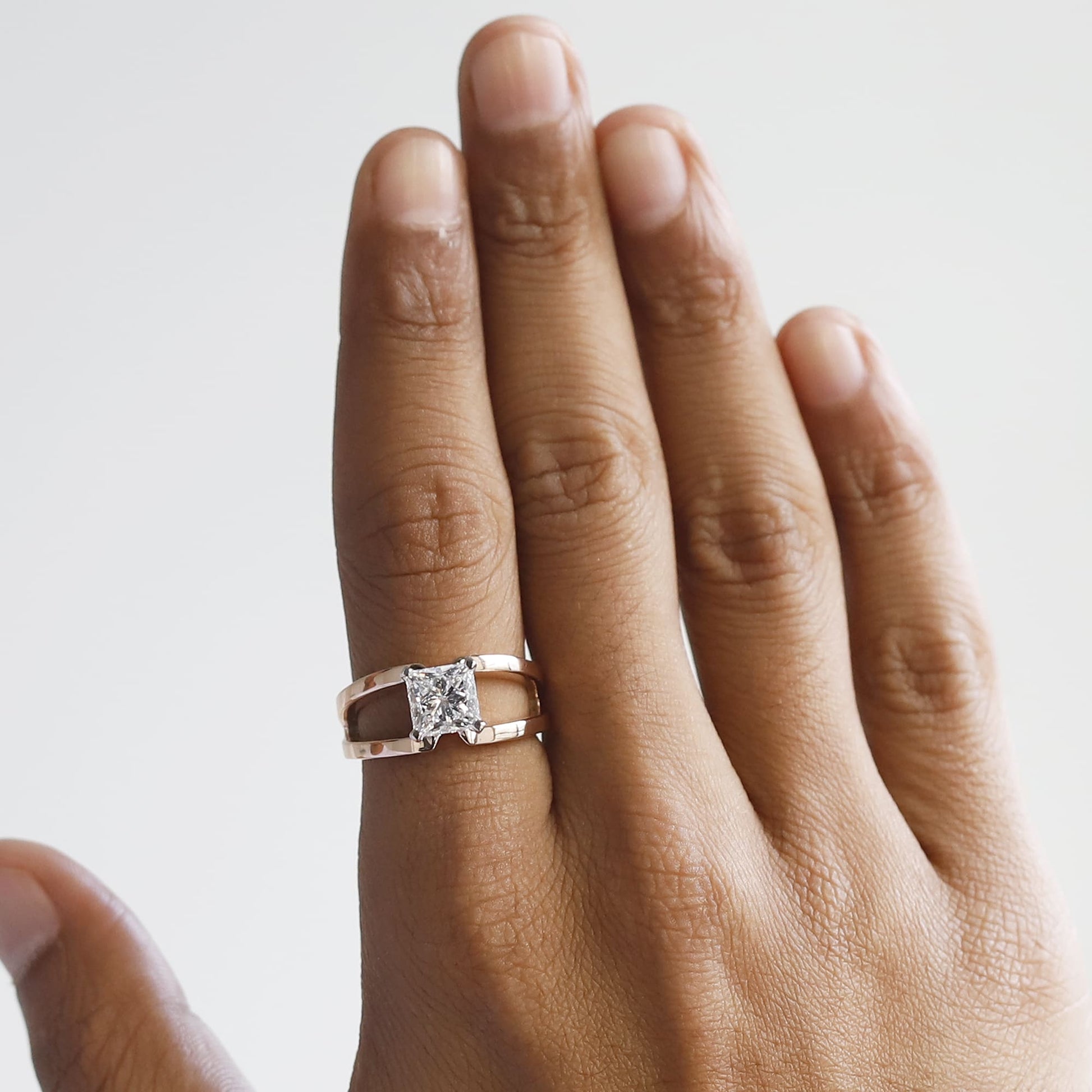 mens princess cut diamond wedding bands