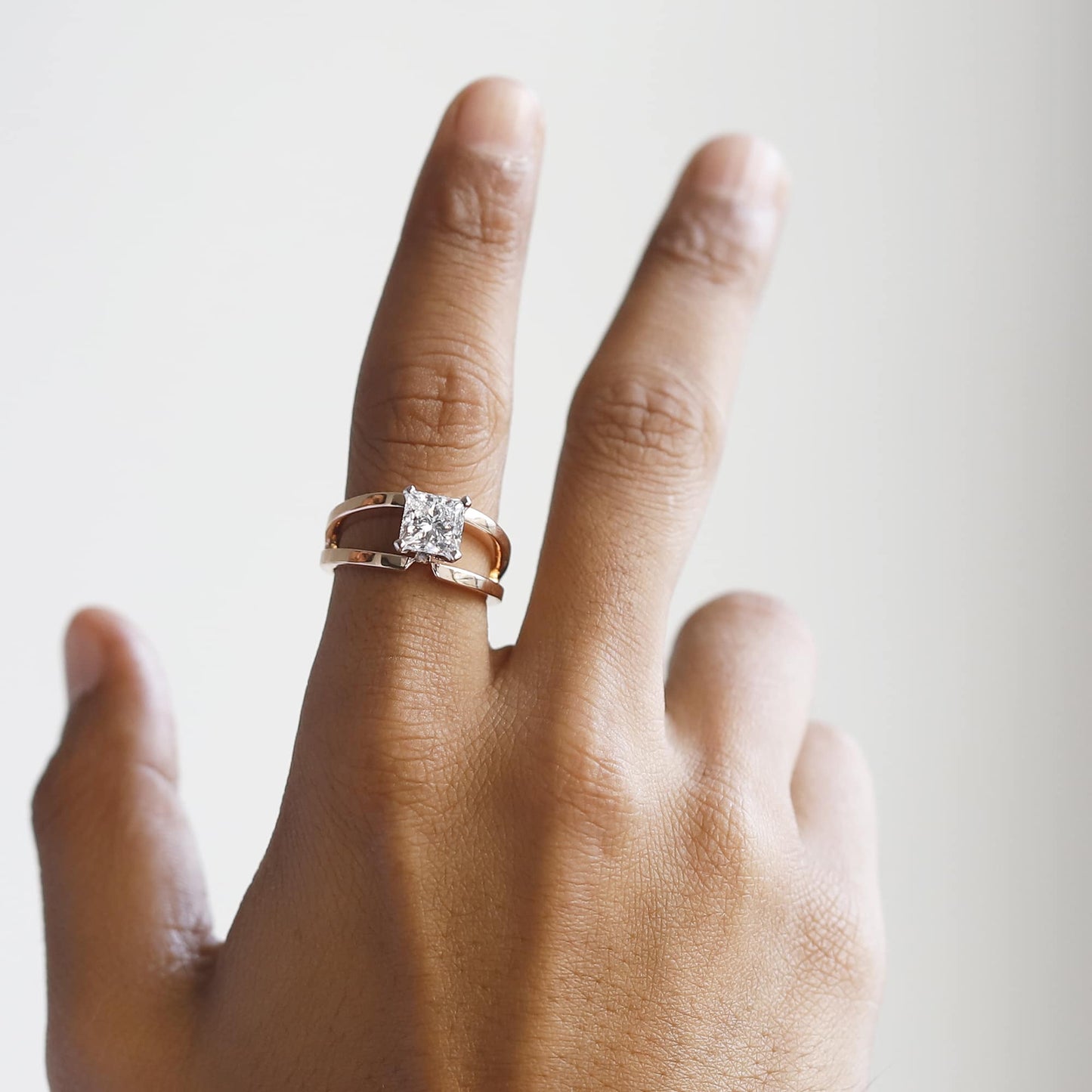 mens princess cut diamond wedding bands