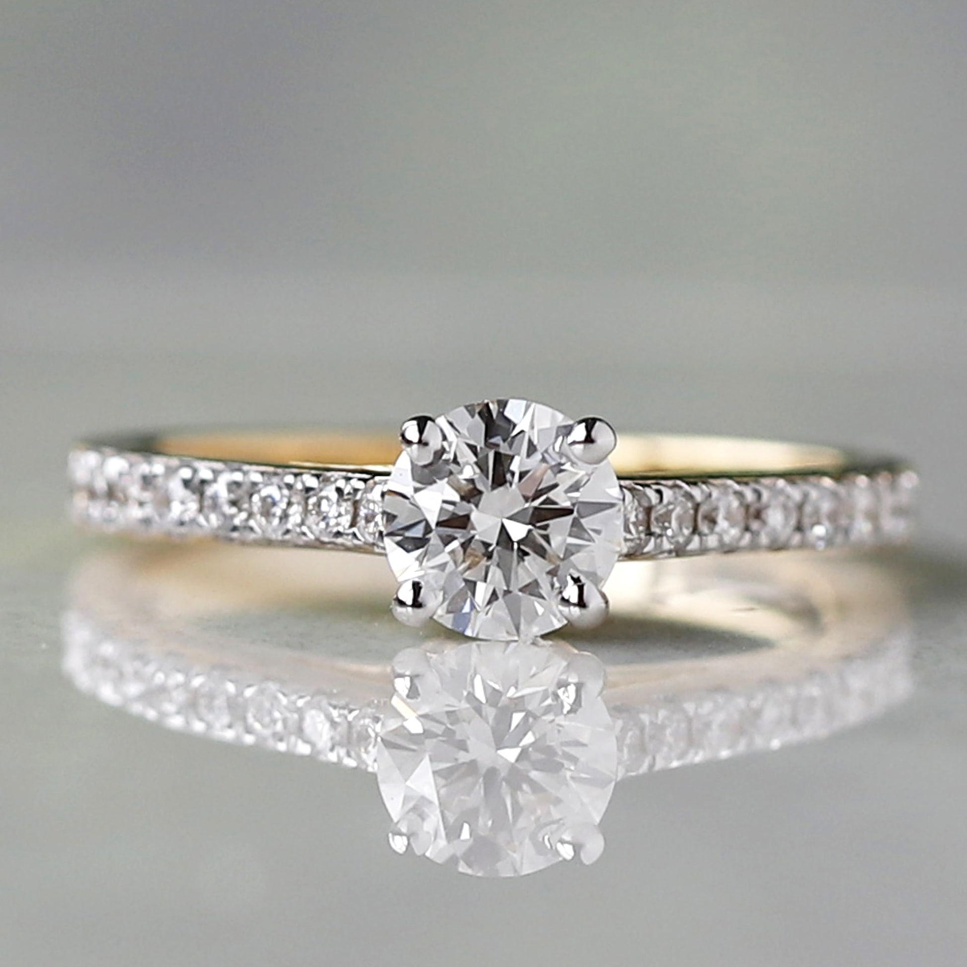 lab diamond rings