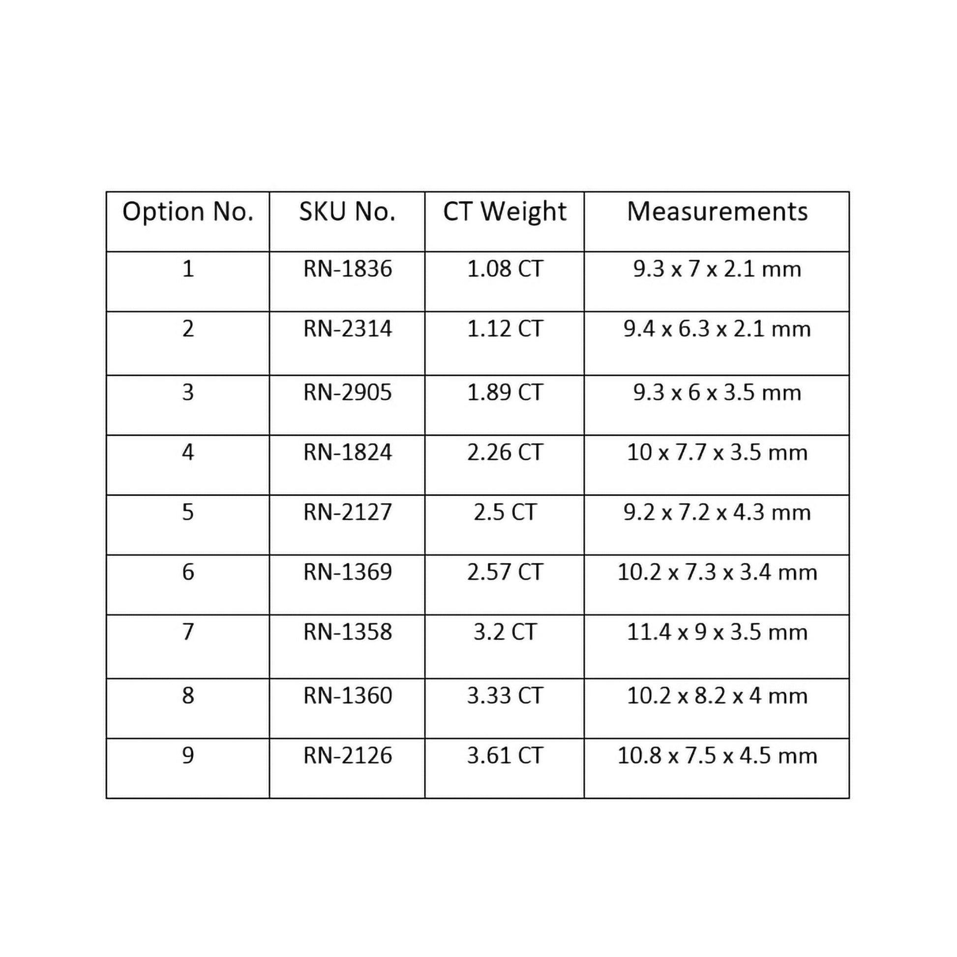 hexagon shaped diamond engagement ring