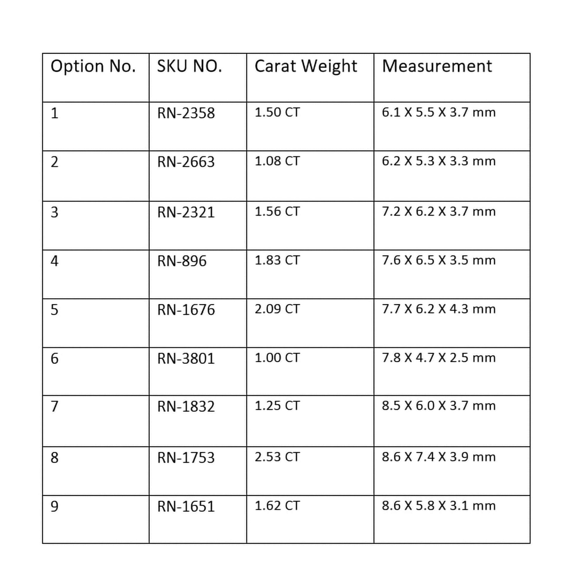 Square emerald diamond ring