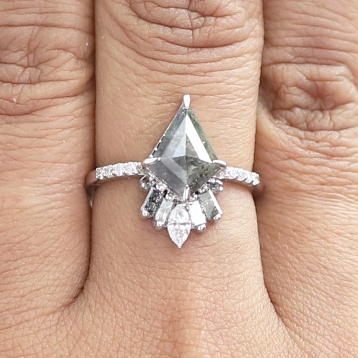 kite cut engagement ring