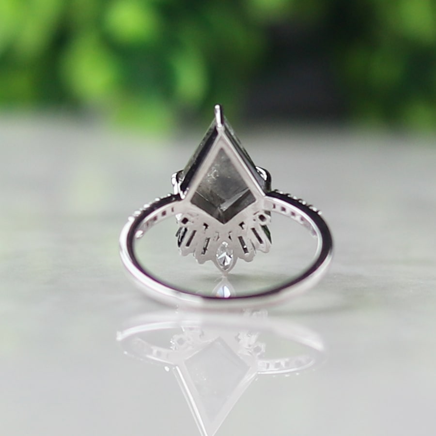 kite cut engagement ring