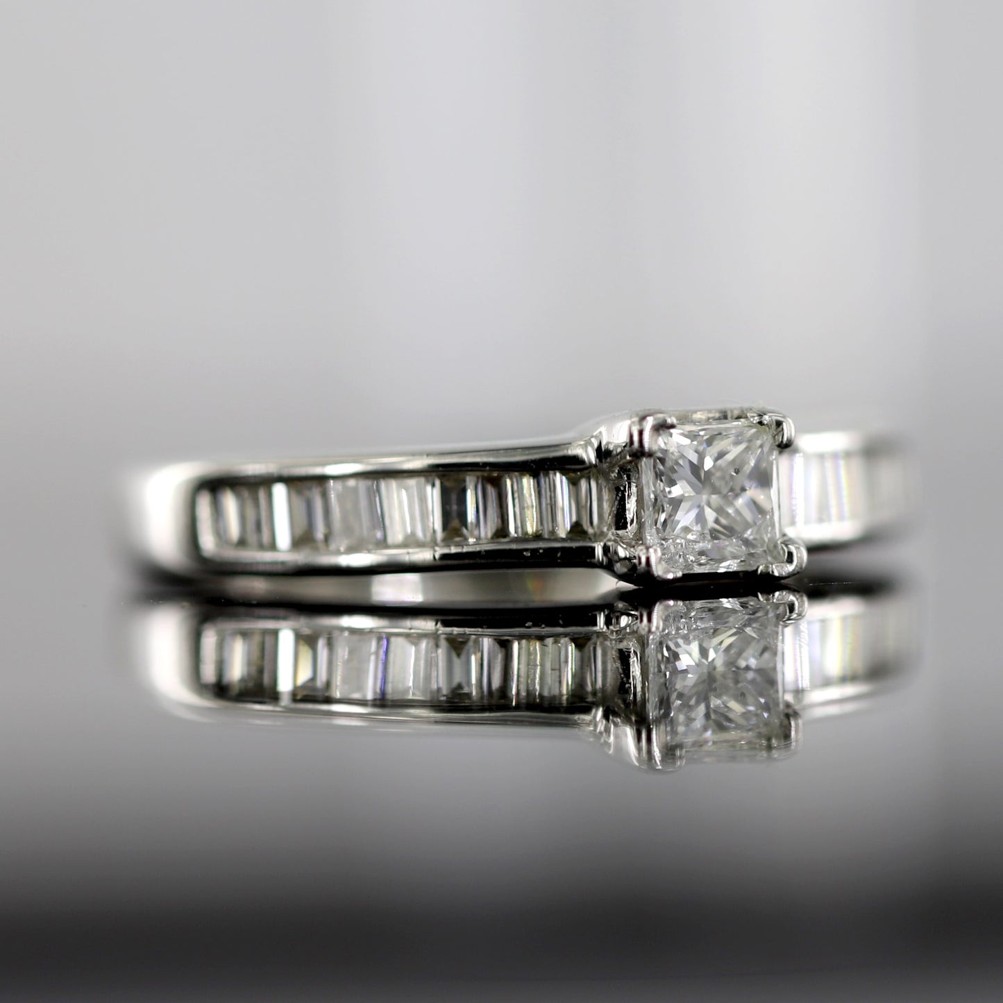 Princess Cut Solitaire Engagement Rings