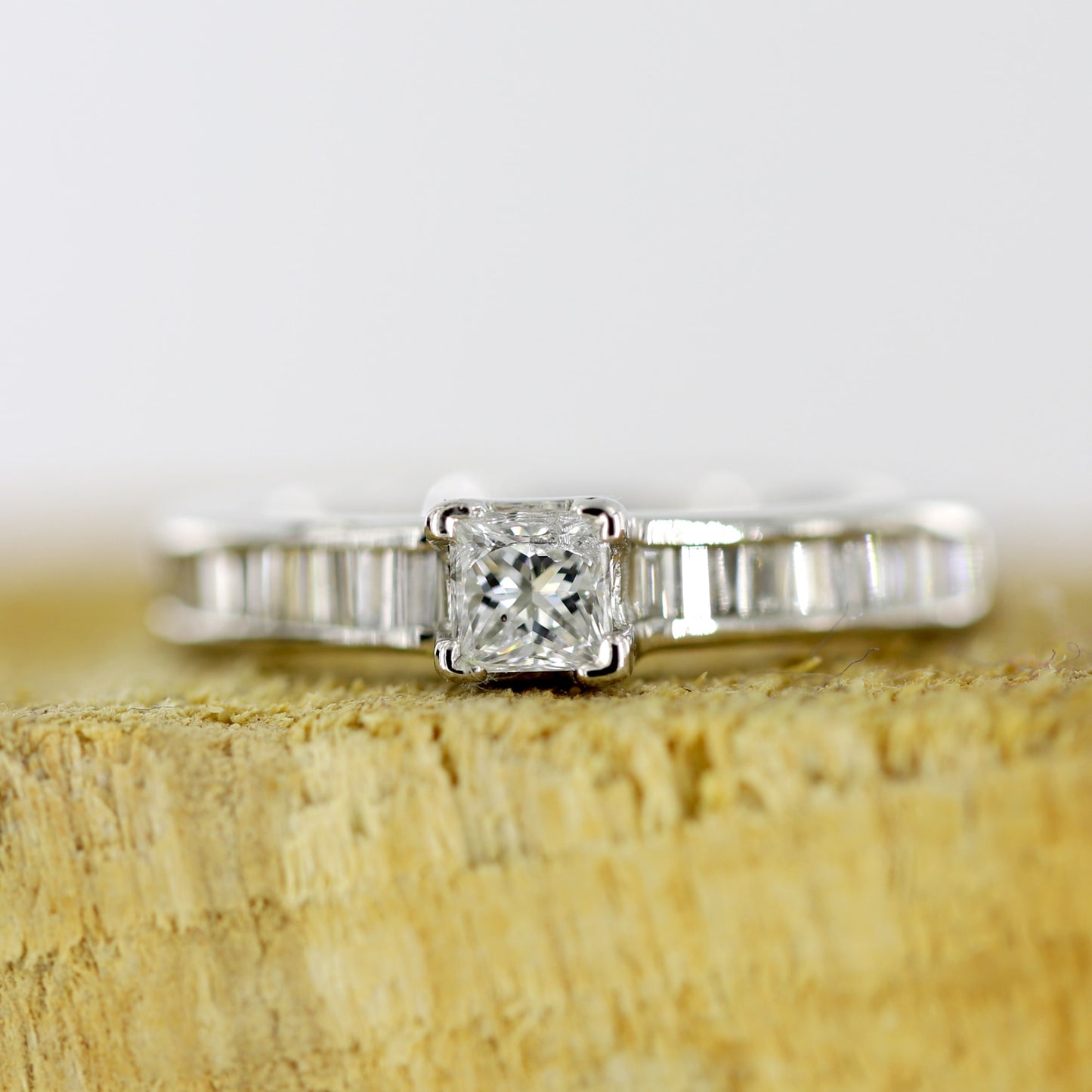 Princess Cut Solitaire Engagement Rings