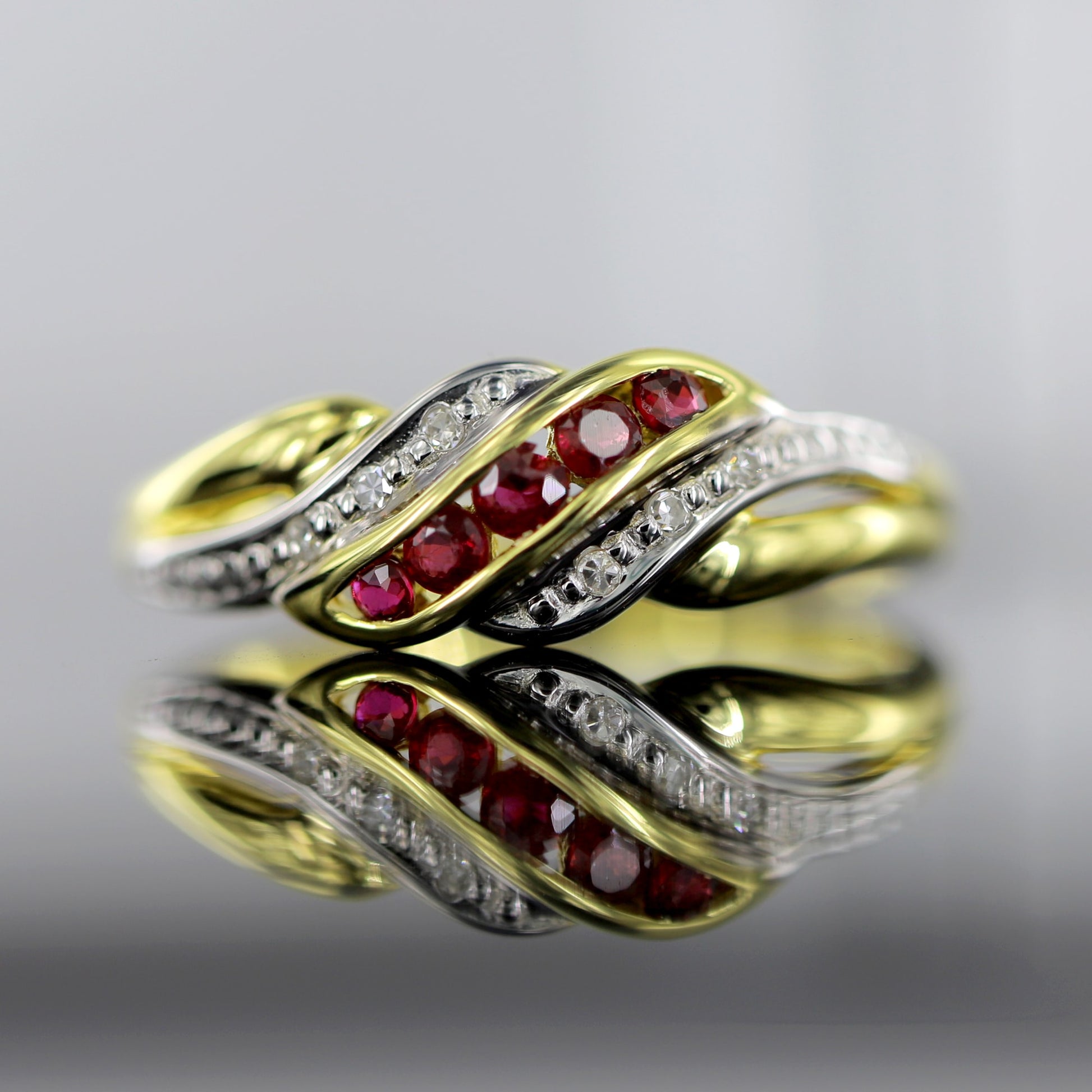 Ruby Swirl Ring