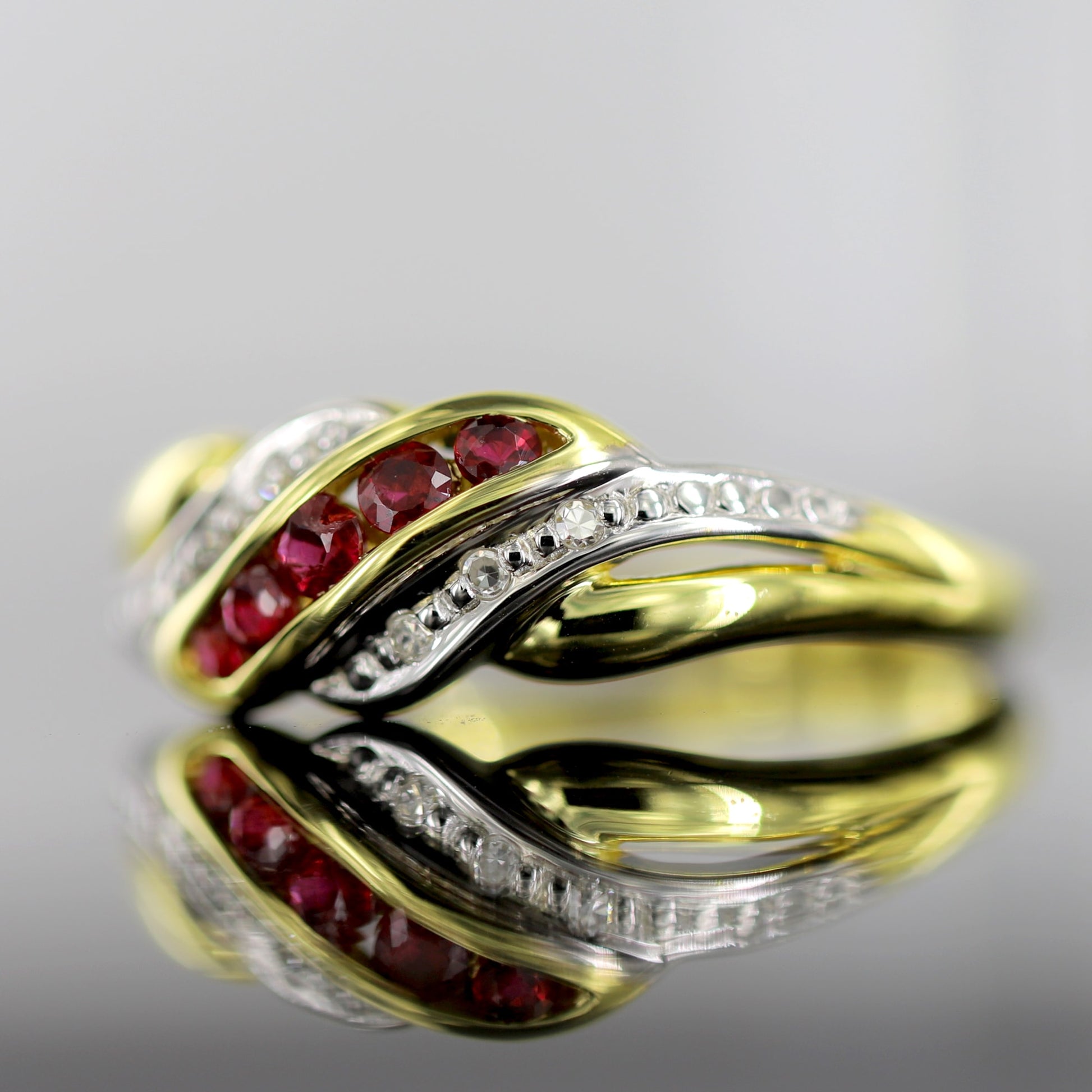 Ruby Swirl Ring