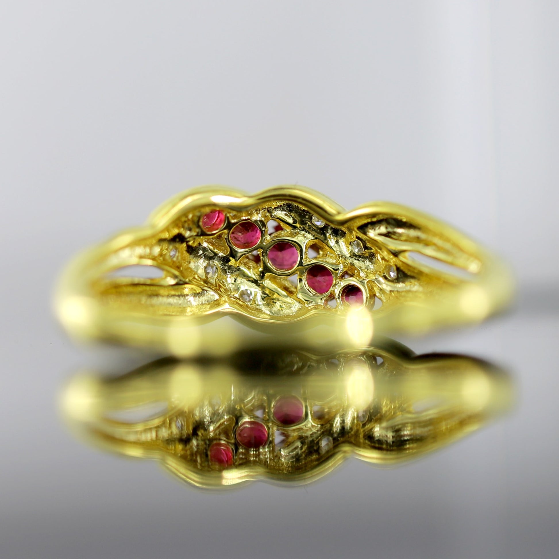 Ruby Swirl Ring