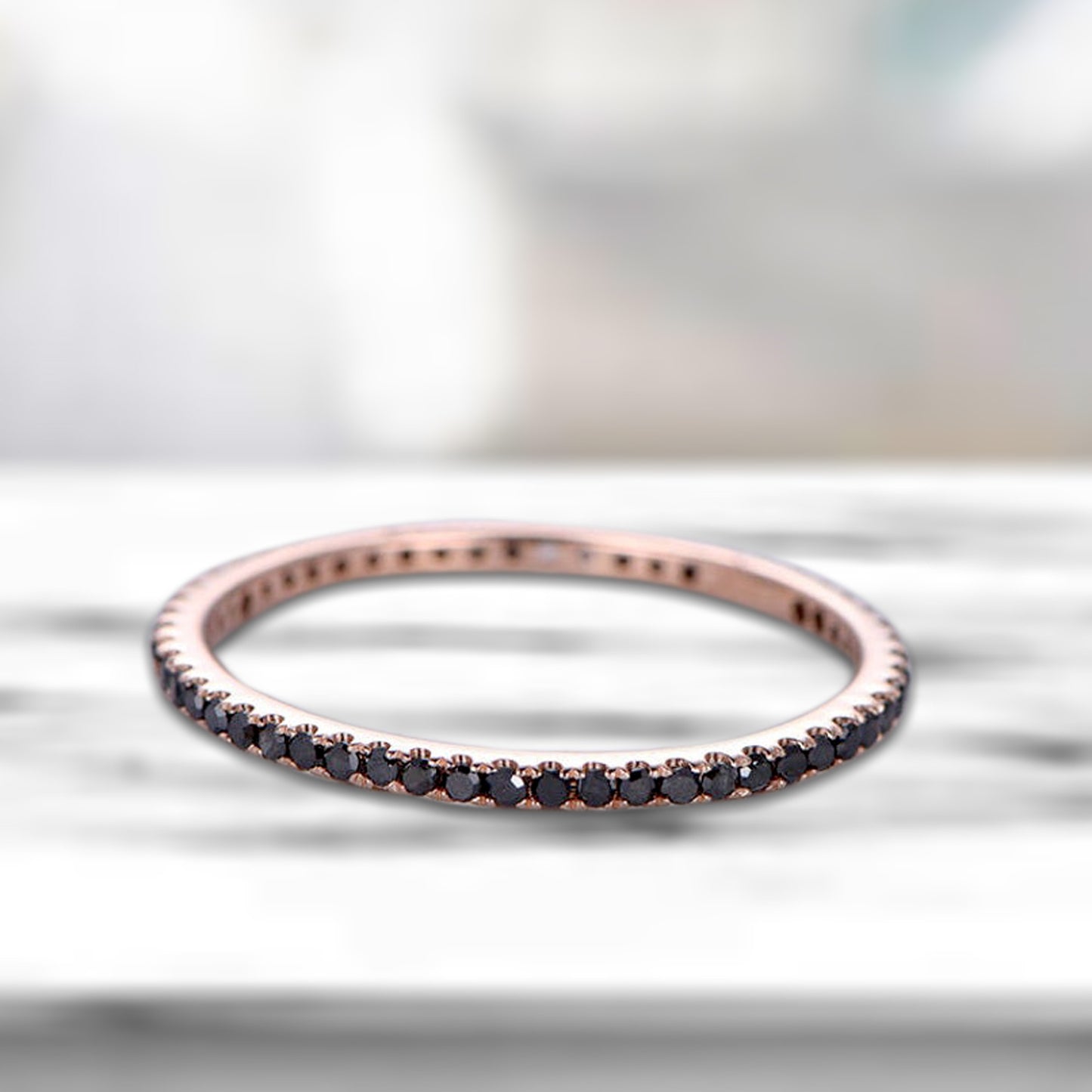 black diamond eternity band