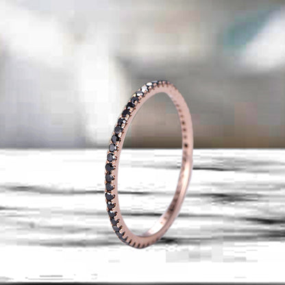 black diamond eternity band