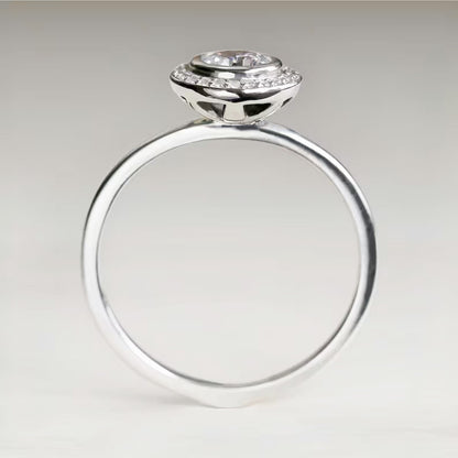 engagement rings with lab created diamonds