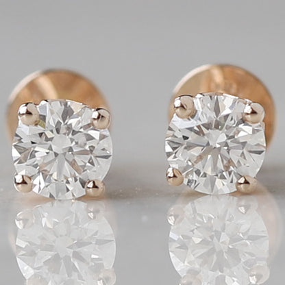 Solitaire Diamond Studs