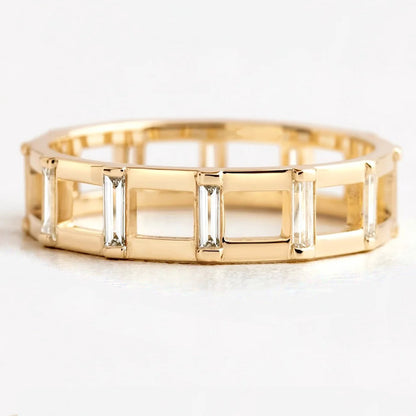 Baguette Diamond Band