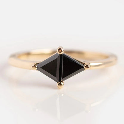 triangle diamond ring