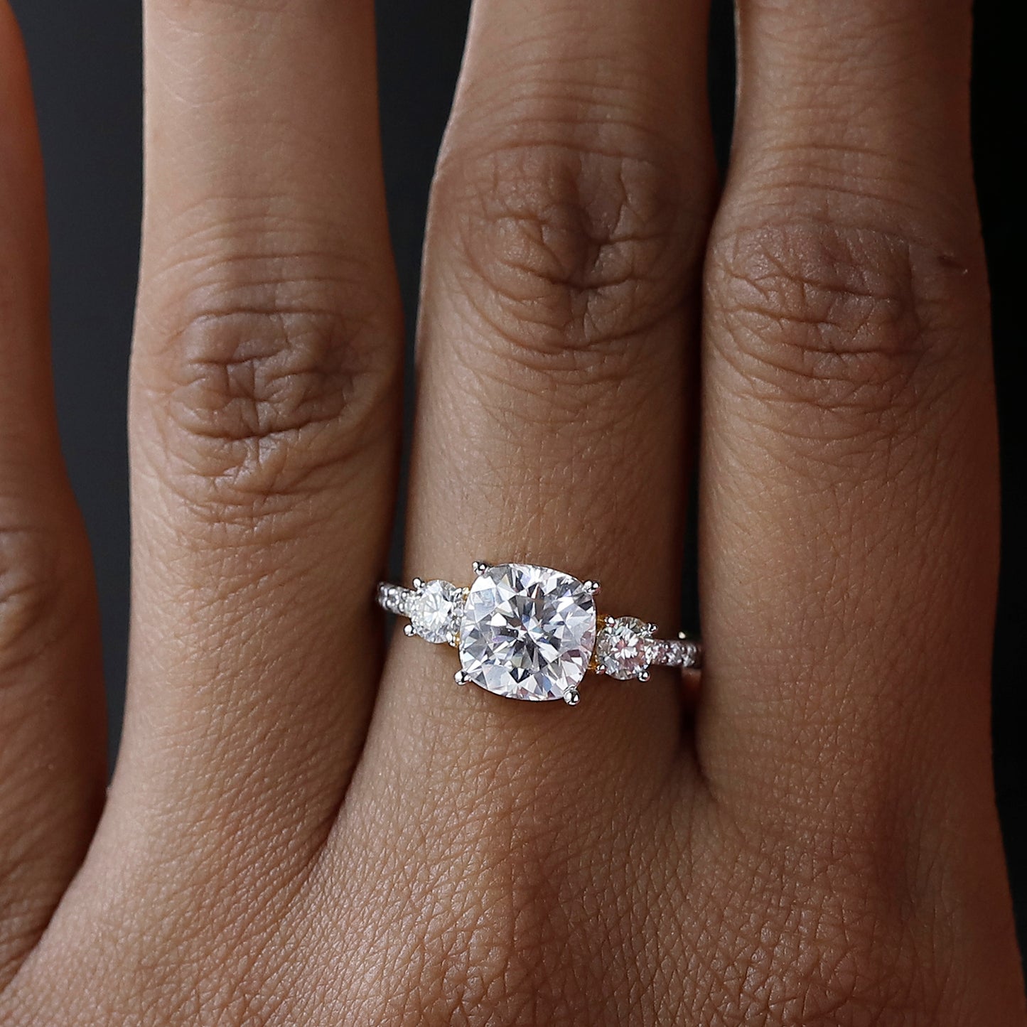 3-stone engagement ring