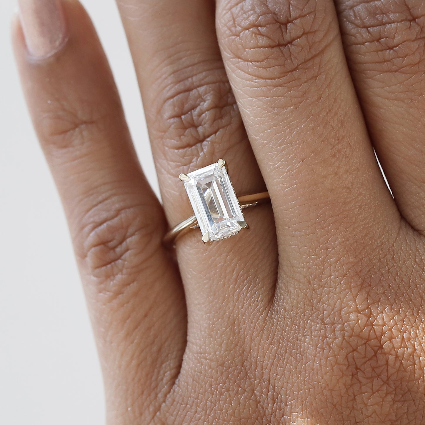 emerald cut engagement rings