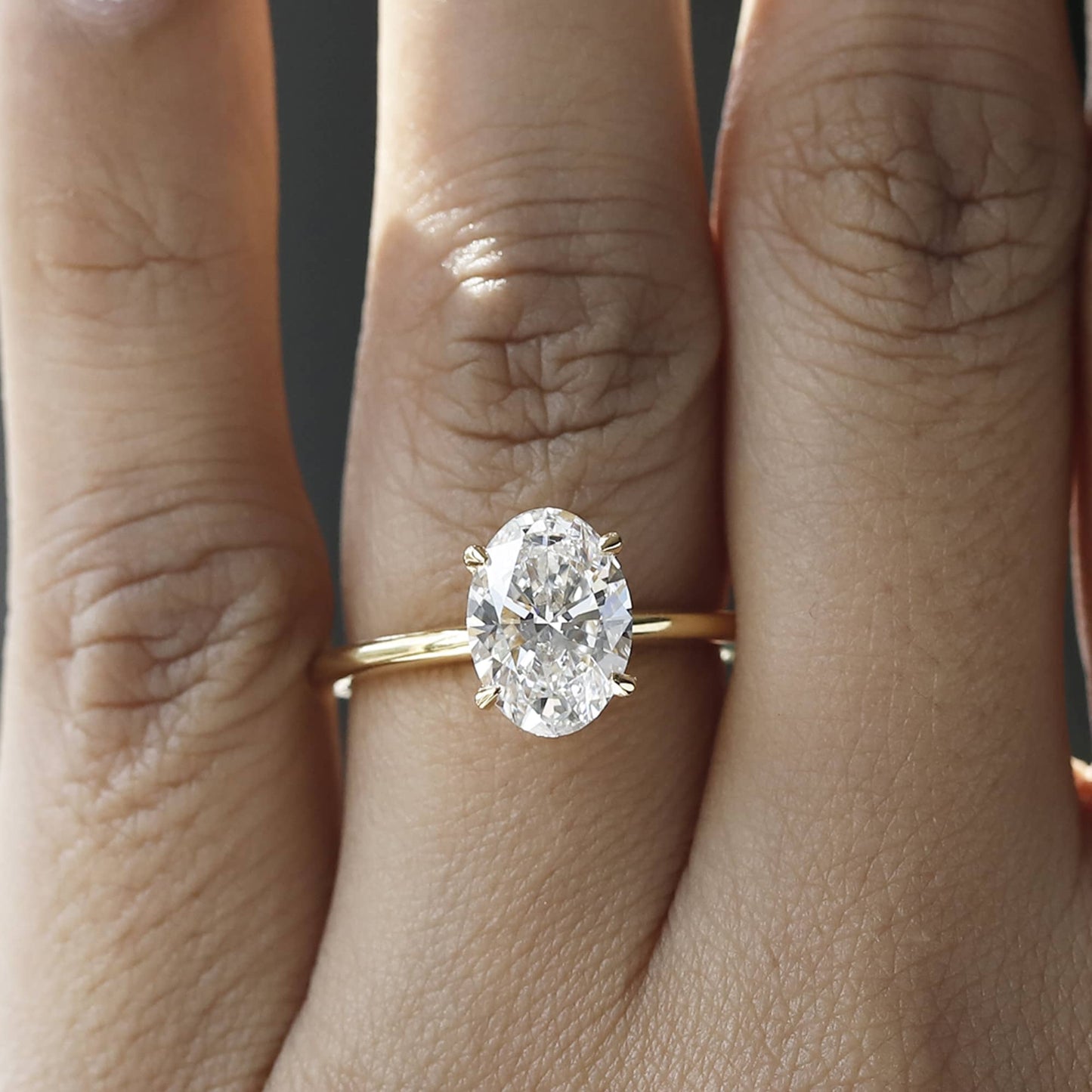 oval engagement ring