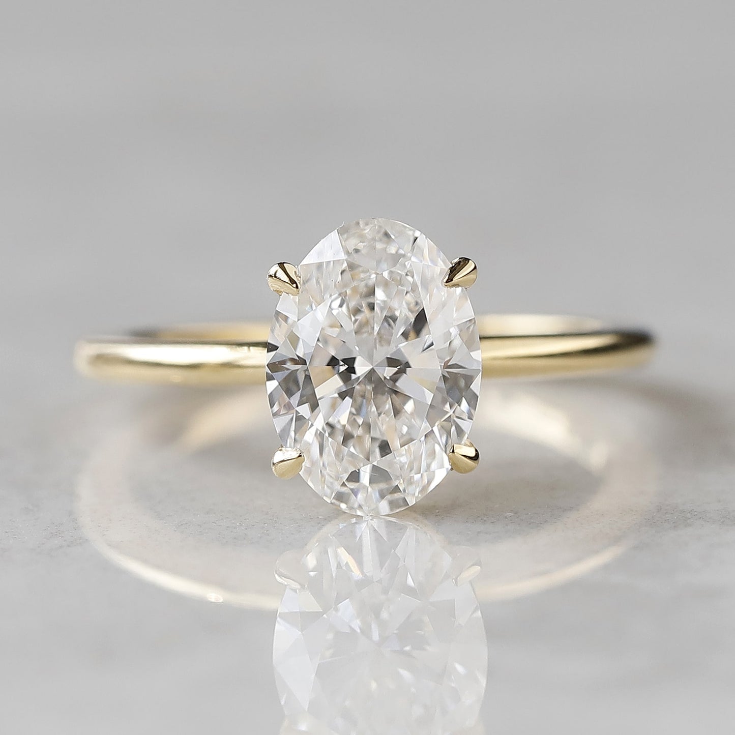 oval engagement ring