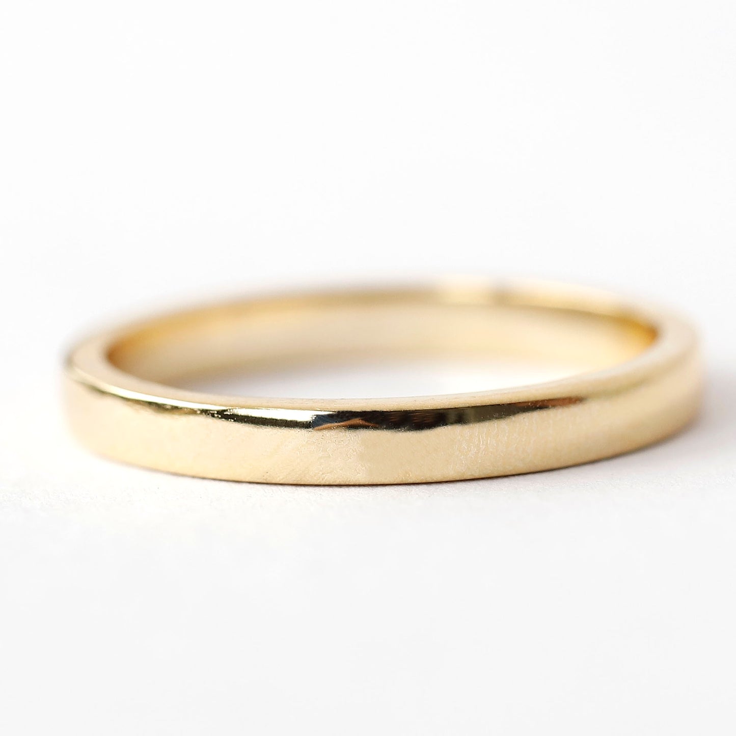 14 K Yellow Gold Plain Gold Wedding Band