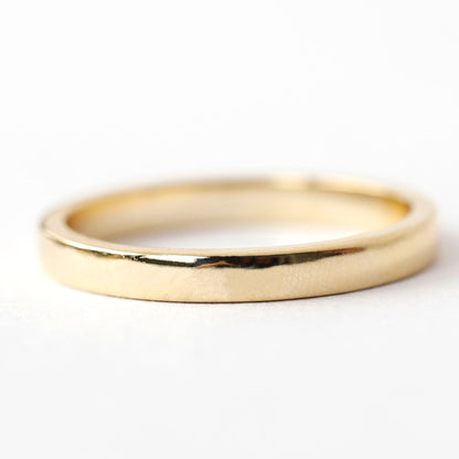 14 K Yellow Gold Plain Gold Wedding Band
