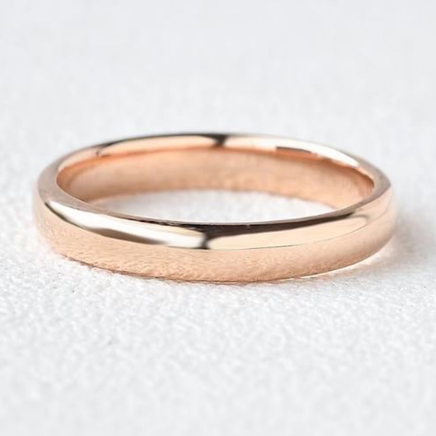 plain yellow gold wedding band